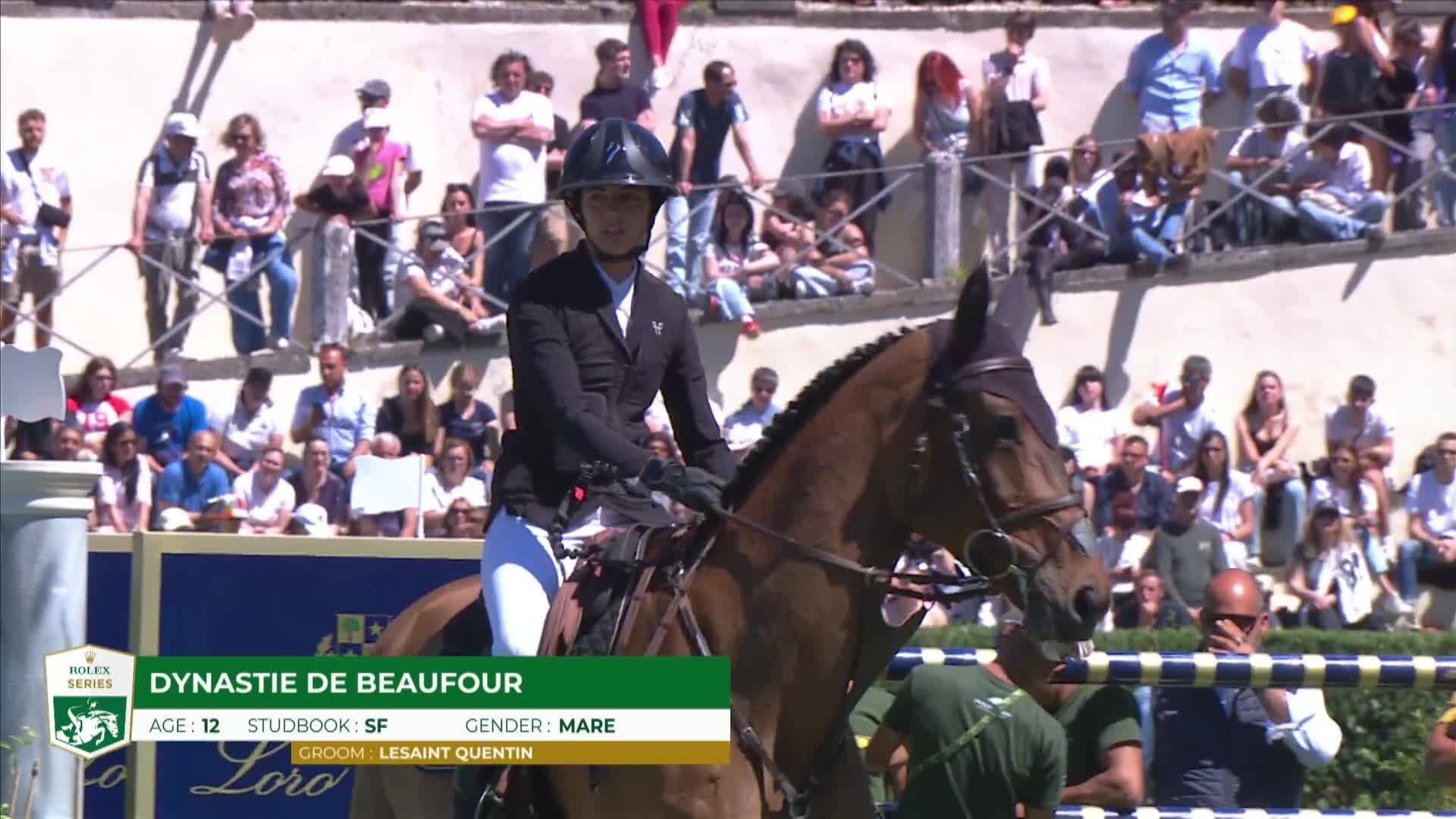 Nina Mallevaey with Dynastie de Beaufour - CSIO 5* Rome 2025 - Round 2