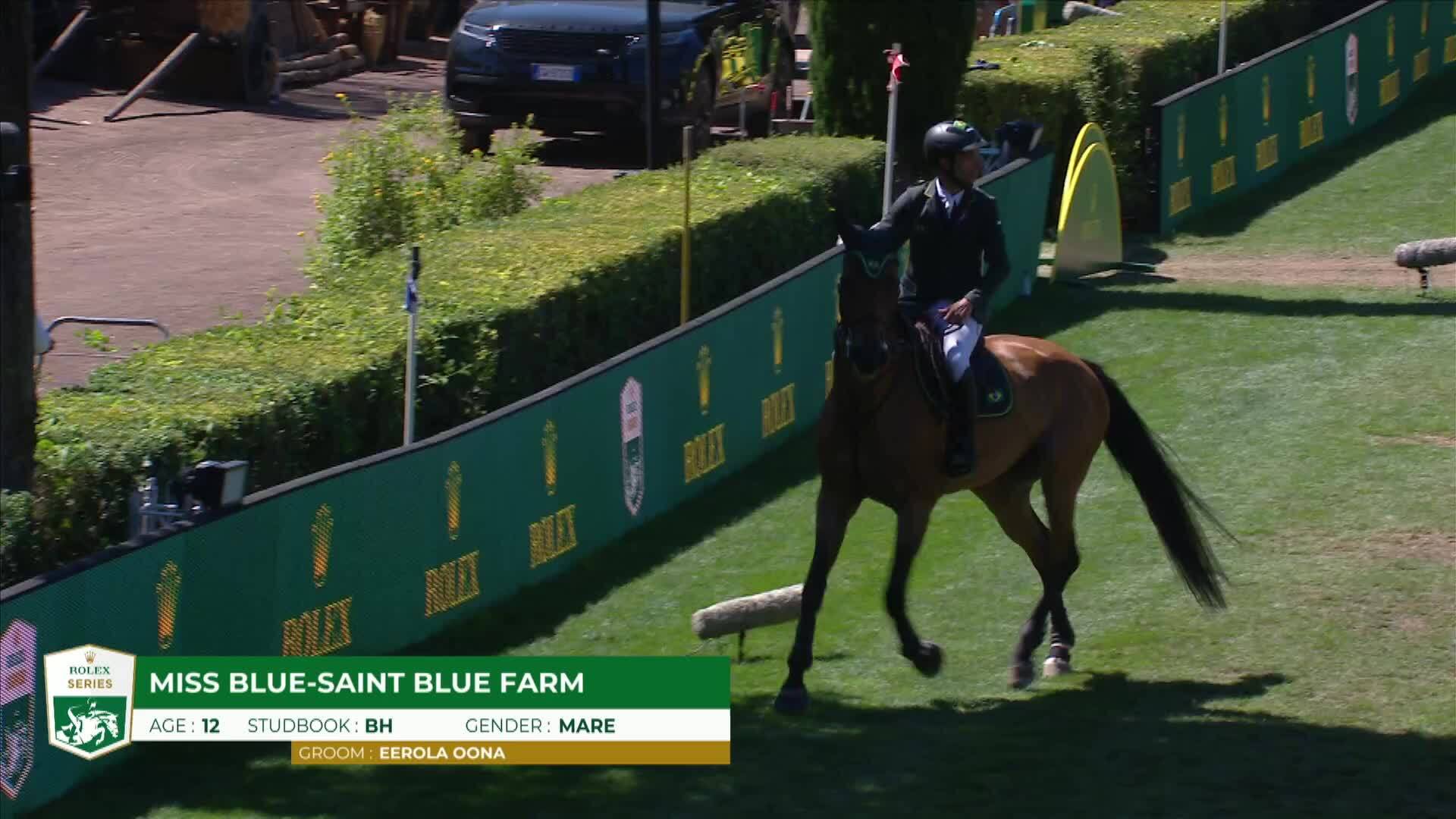 Yuri Mansur with Miss Blue-saint Blue Farm - CSIO 5* Rome 2025 - Round 2