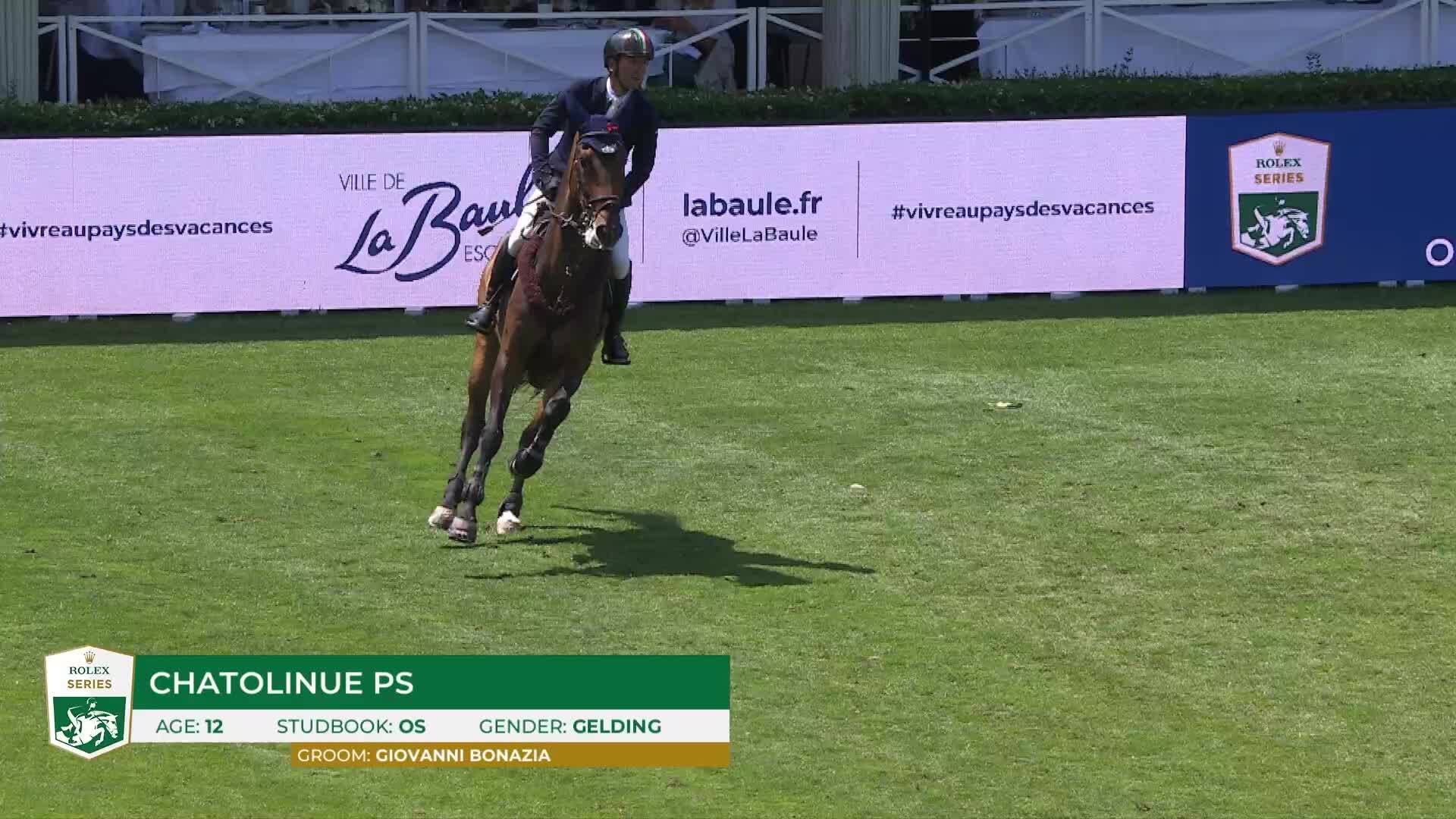 Riccardo Pisani with Chatolinue Ps - CSIO 5* La Baule 2025 - Round 1