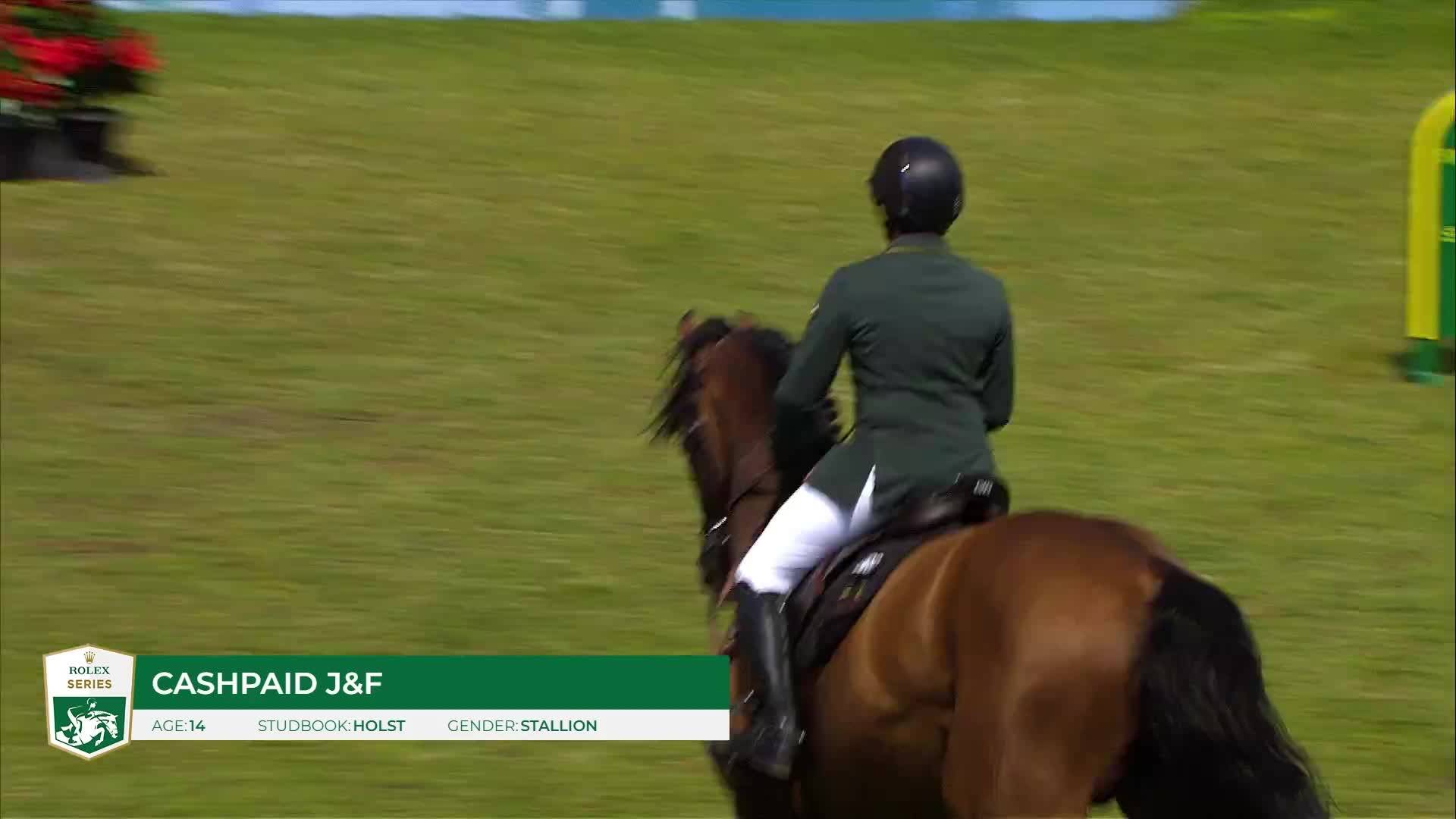 João Victor Castro Aguiar Gomes de Lima with Cashpaid J&f - CSIO 5* Falsterbo 2025 - Round 1