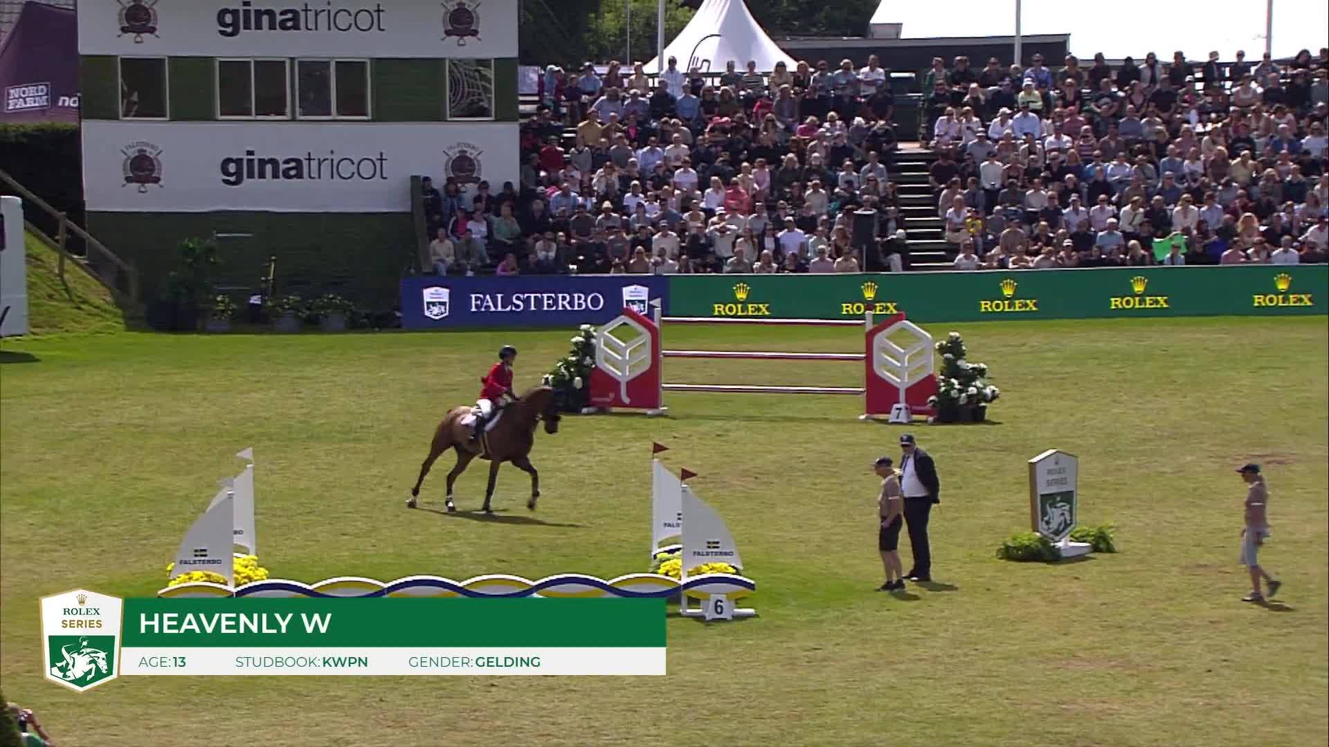 Carly Anthony with Heavenly W - CSIO 5* Falsterbo 2025 - Round 1