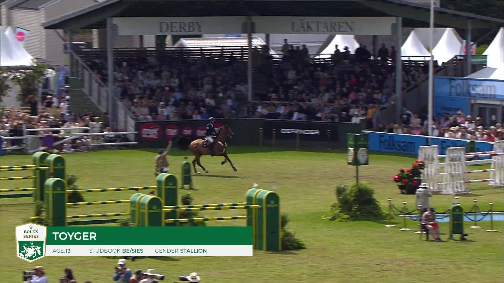 Sean Monaghan with Toyger - CSIO 5* Falsterbo 2025 - Round 1