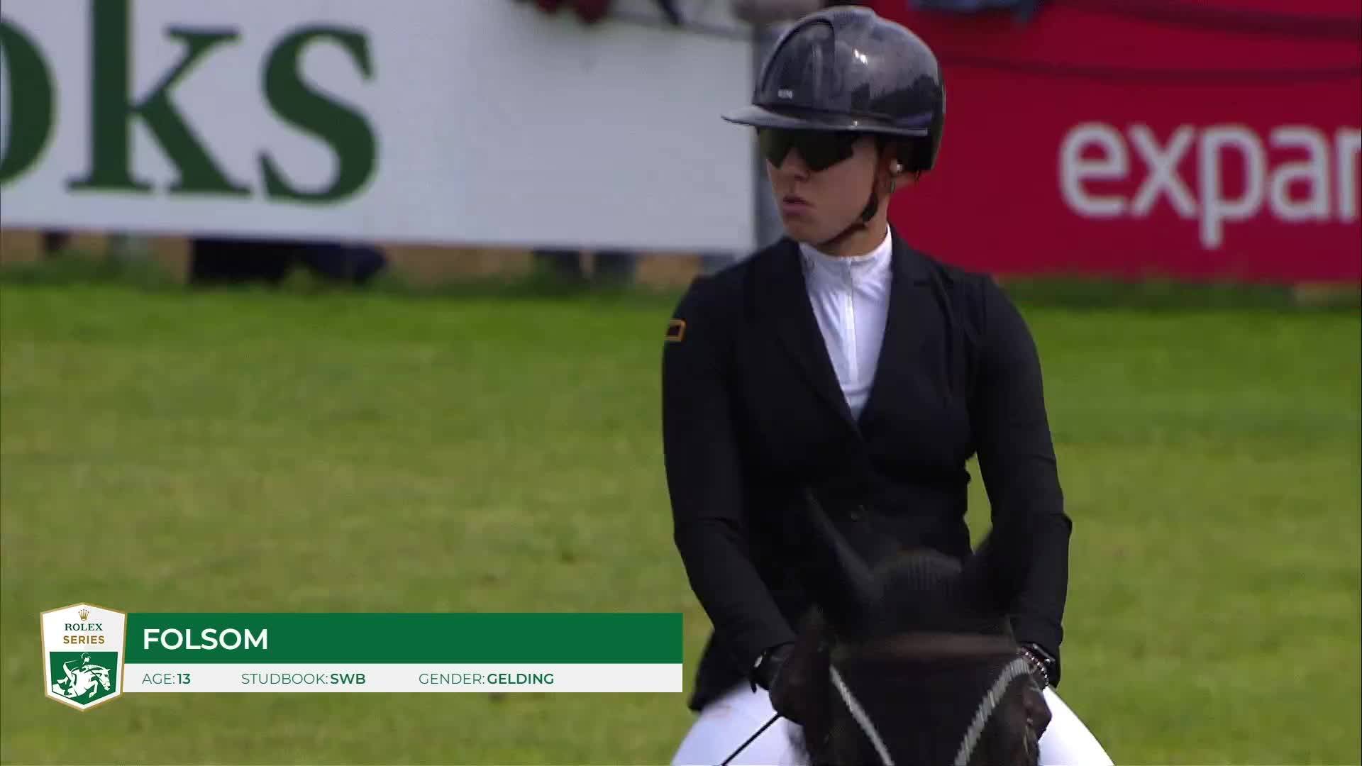 Amanda Eriksson with Folsom - CSIO 5* Falsterbo 2025 - Round 1