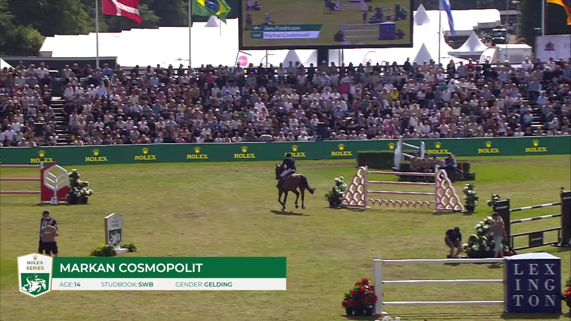 Jens Fredricson with Markan Cosmopolit - CSIO 5* Falsterbo 2025 - Round 1