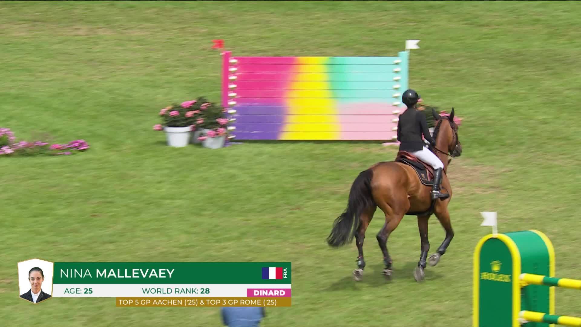 Nina Mallevaey with Dynastie de Beaufour - CSI 5* Dinard 2025 - Round 1