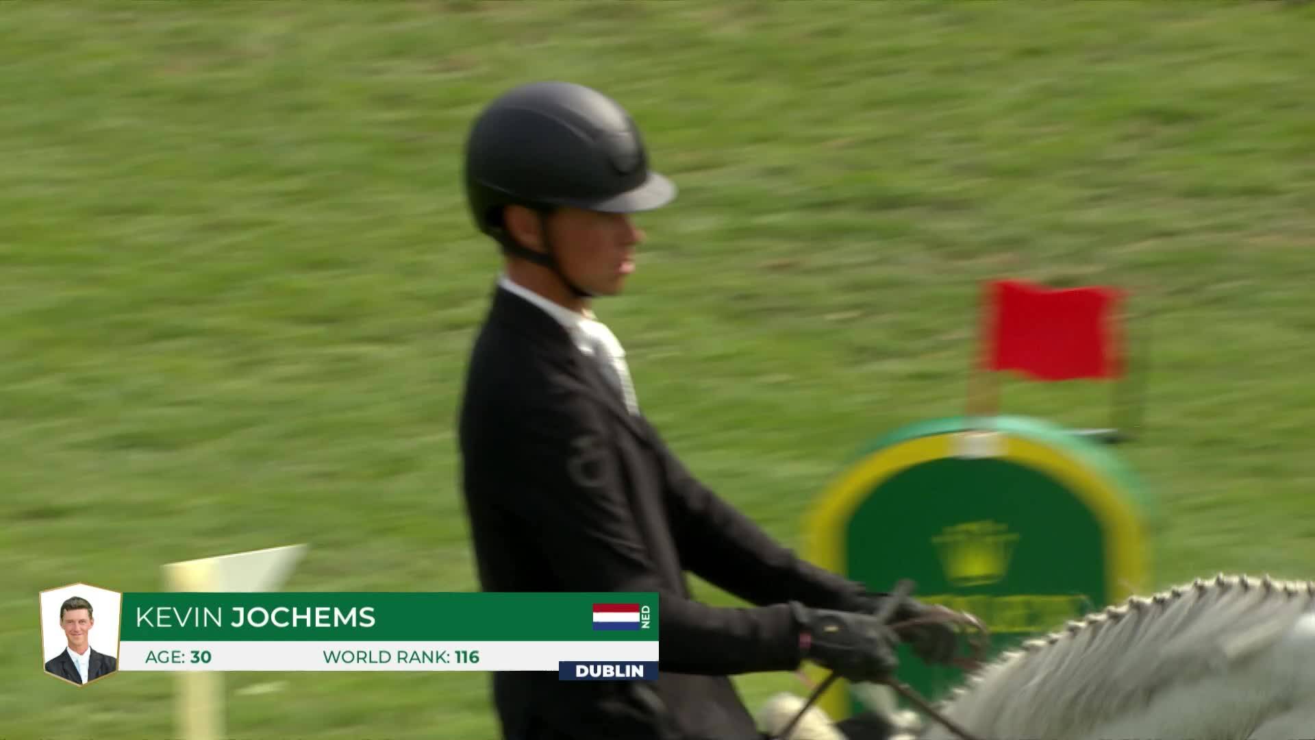 Kevin Jochems with Camilla Van de Helle - Dublin Horse Show 2025 - Round 1