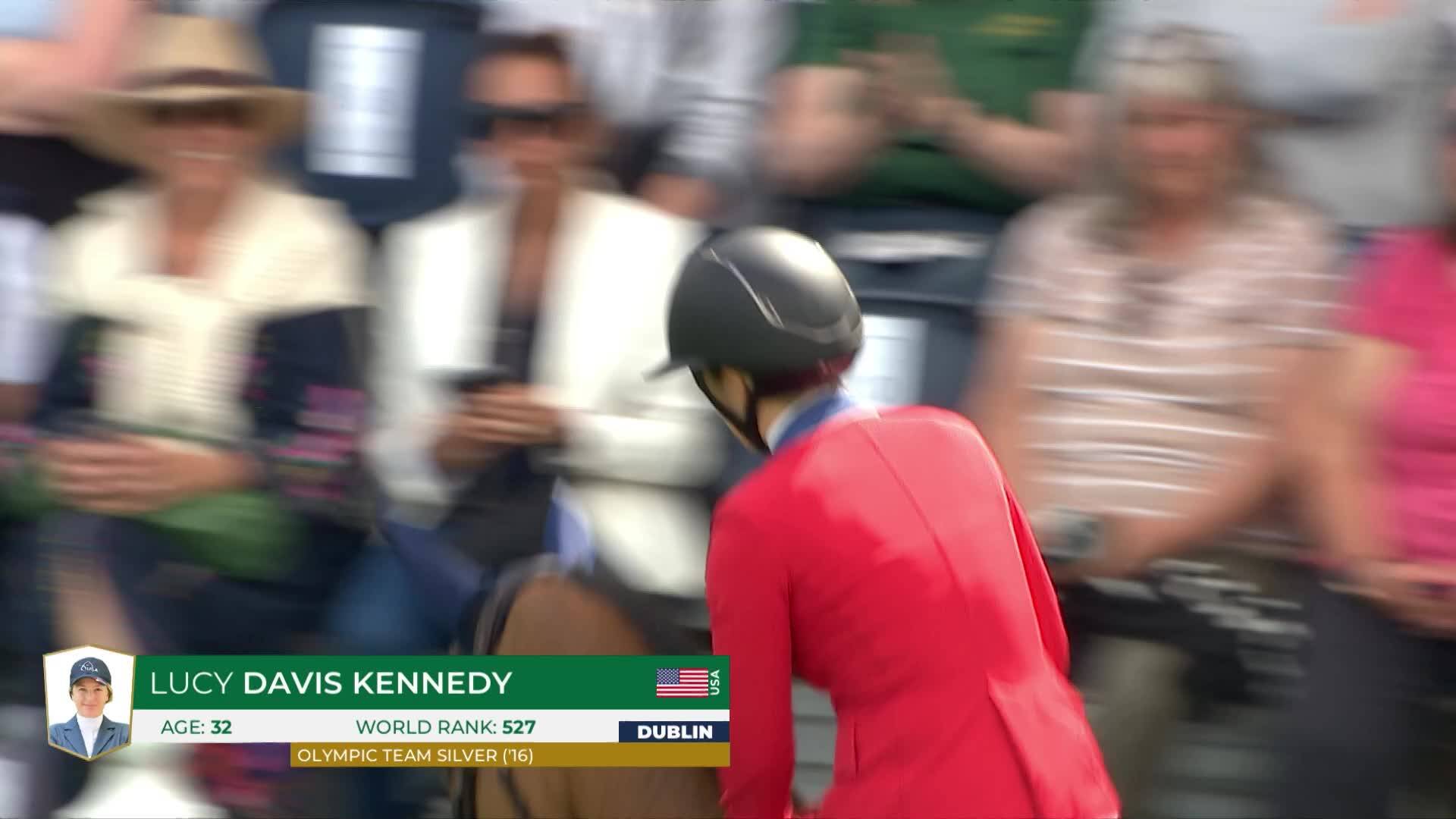 Lucy Davis Kennedy with Ben 431 - Dublin Horse Show 2025 - Round 1
