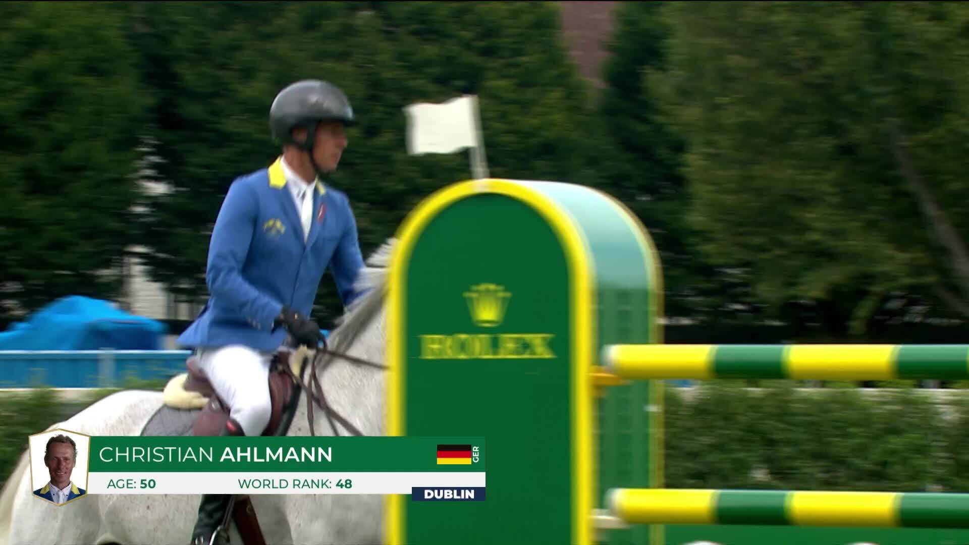 Christian Ahlmann with Blueberry - Dublin Horse Show 2025 - Round 1