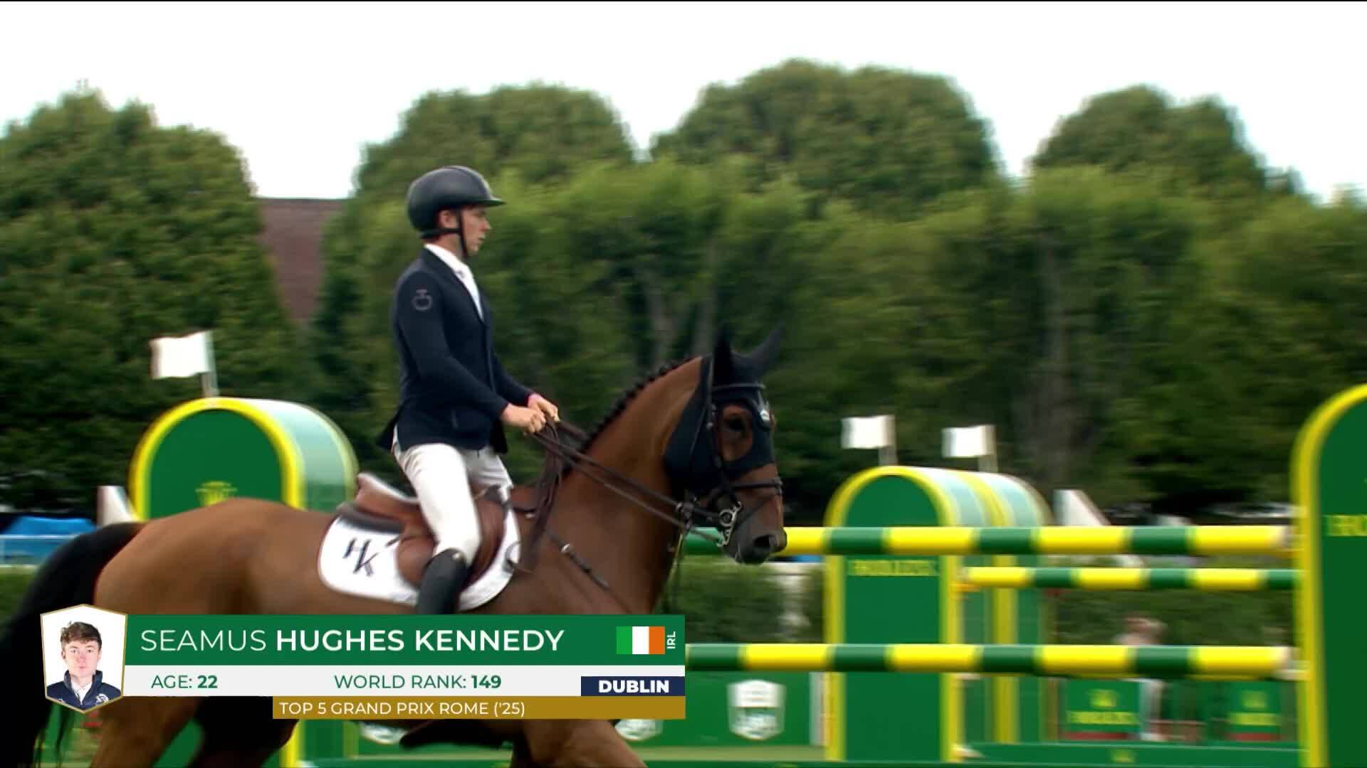Seamus Hughes Kennedy with Esi Rocky - Dublin Horse Show 2025 - Round 1