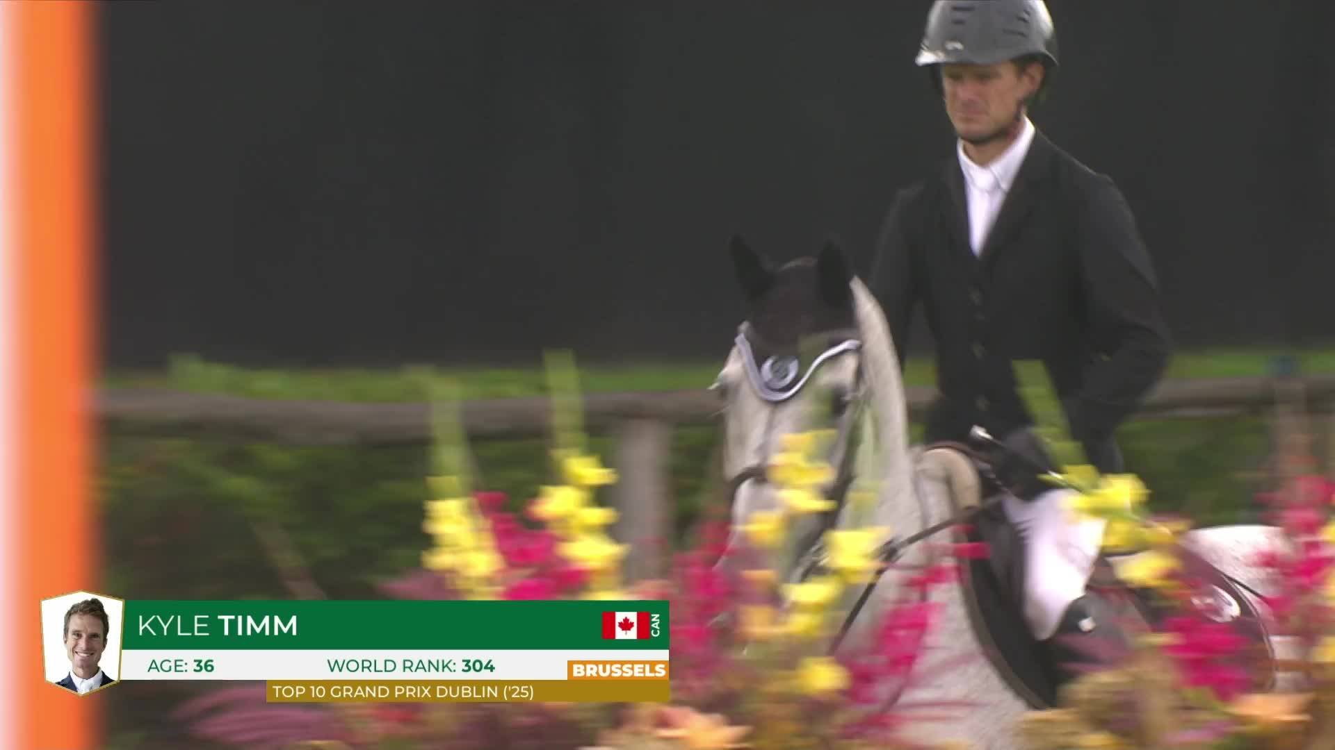 Kyle Timm with Casino Calvin - CSIO 5* Bruxelles 2025 - Round 1