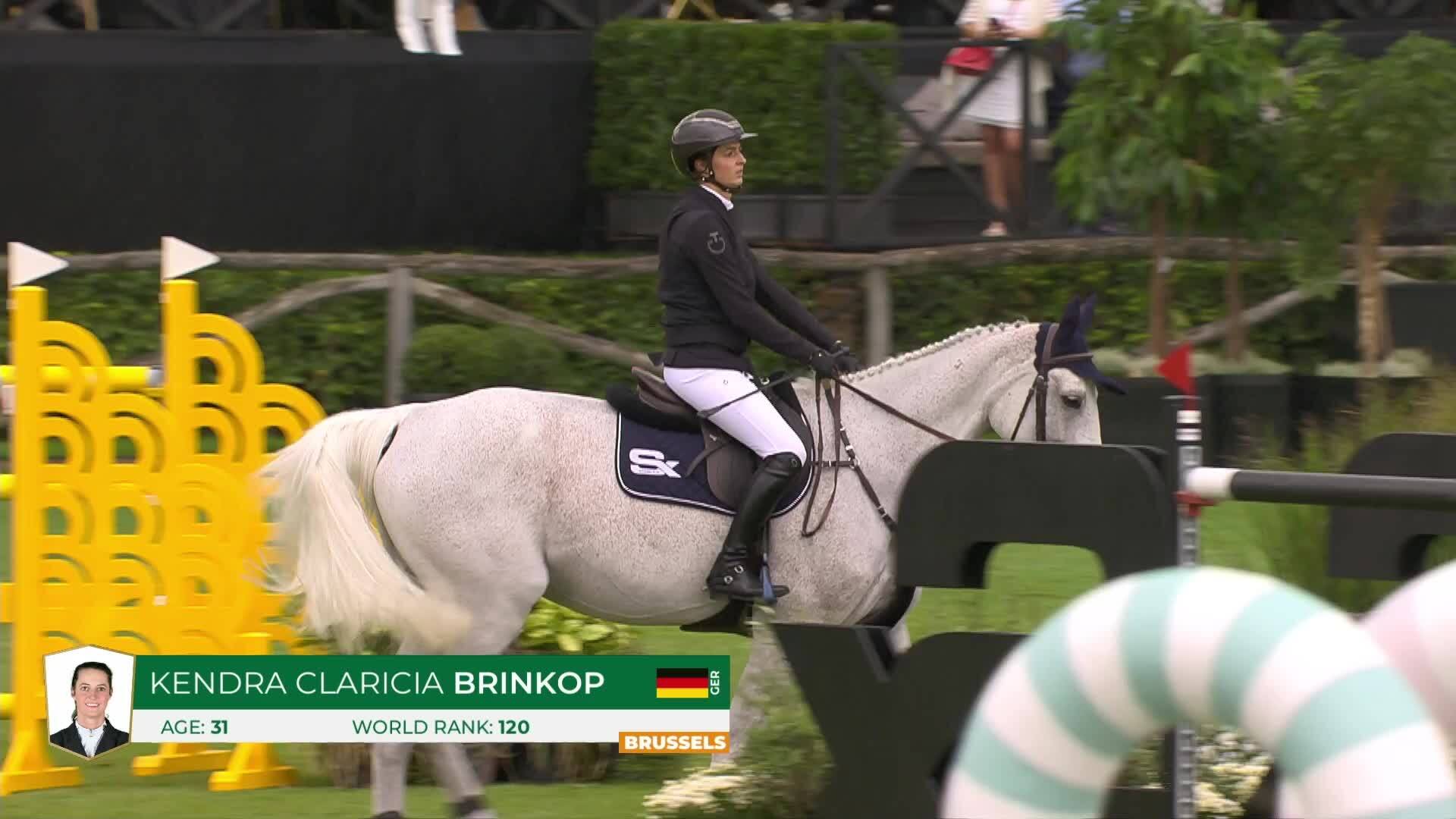 Kendra Claricia Brinkop with Naf Naf Dmc - CSIO 5* Bruxelles 2025 - Round 1