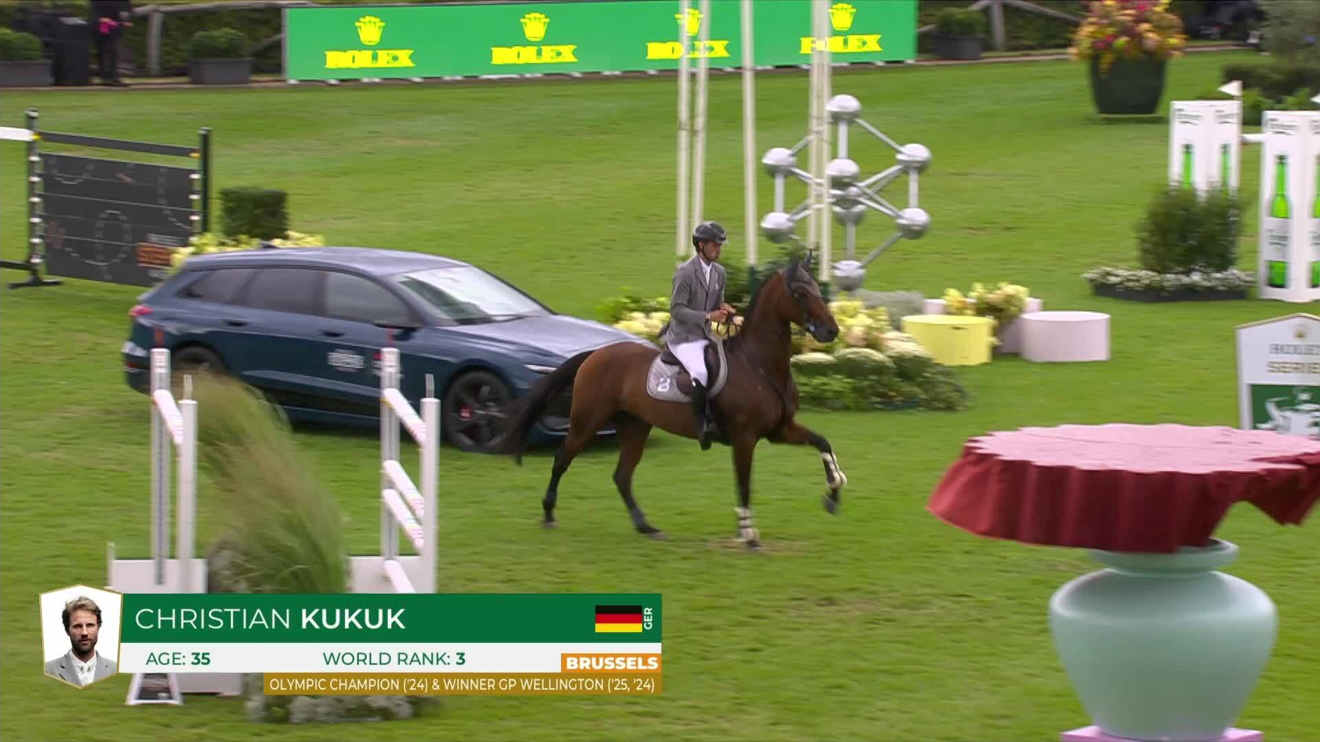 Christian Kukuk with Just Be Gentle - CSIO 5* Bruxelles 2025 - Round 1