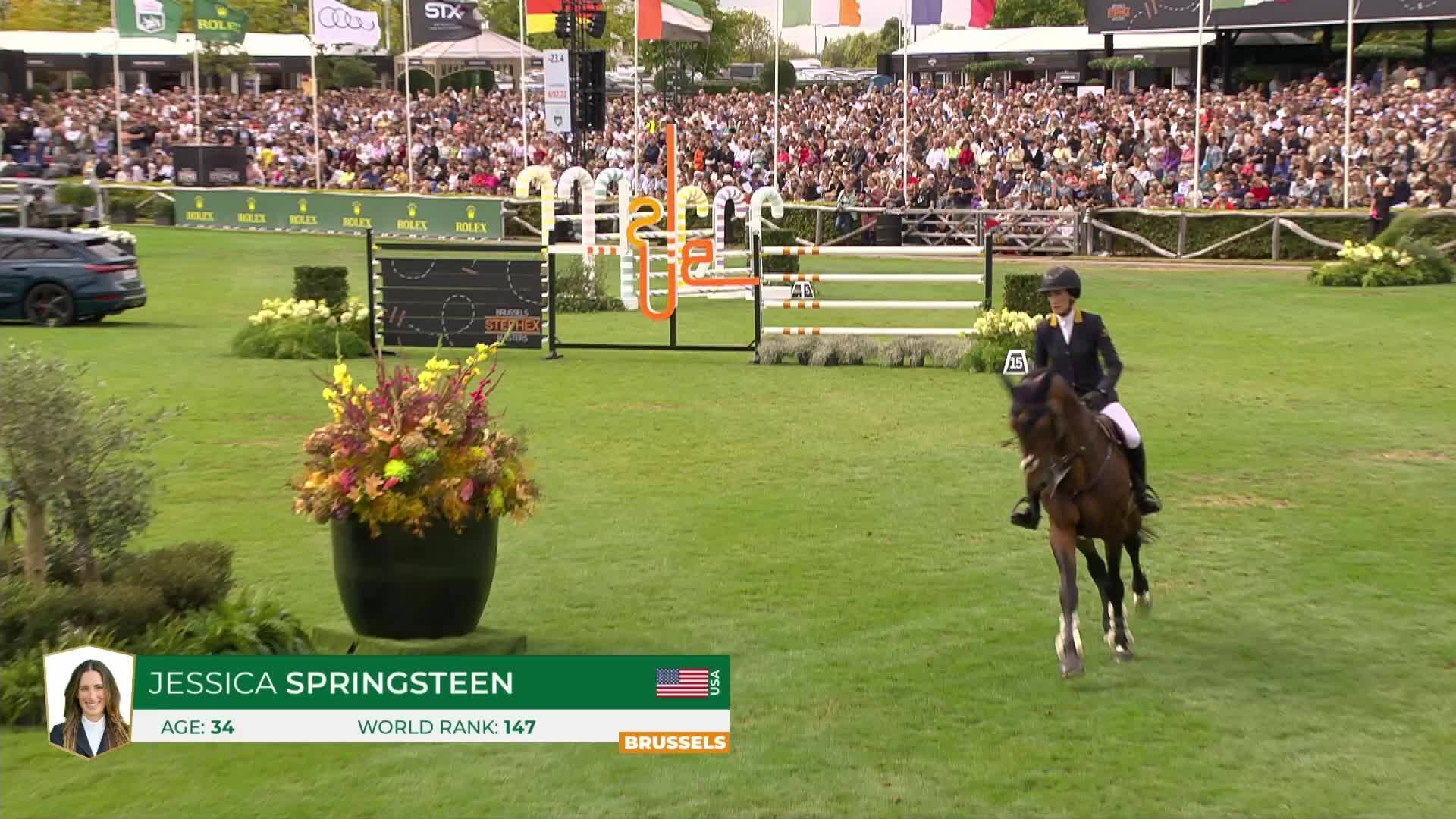 Jessica Springsteen with Don Juan Van de Donkhoeve - CSIO 5* Bruxelles 2025 - Round 1