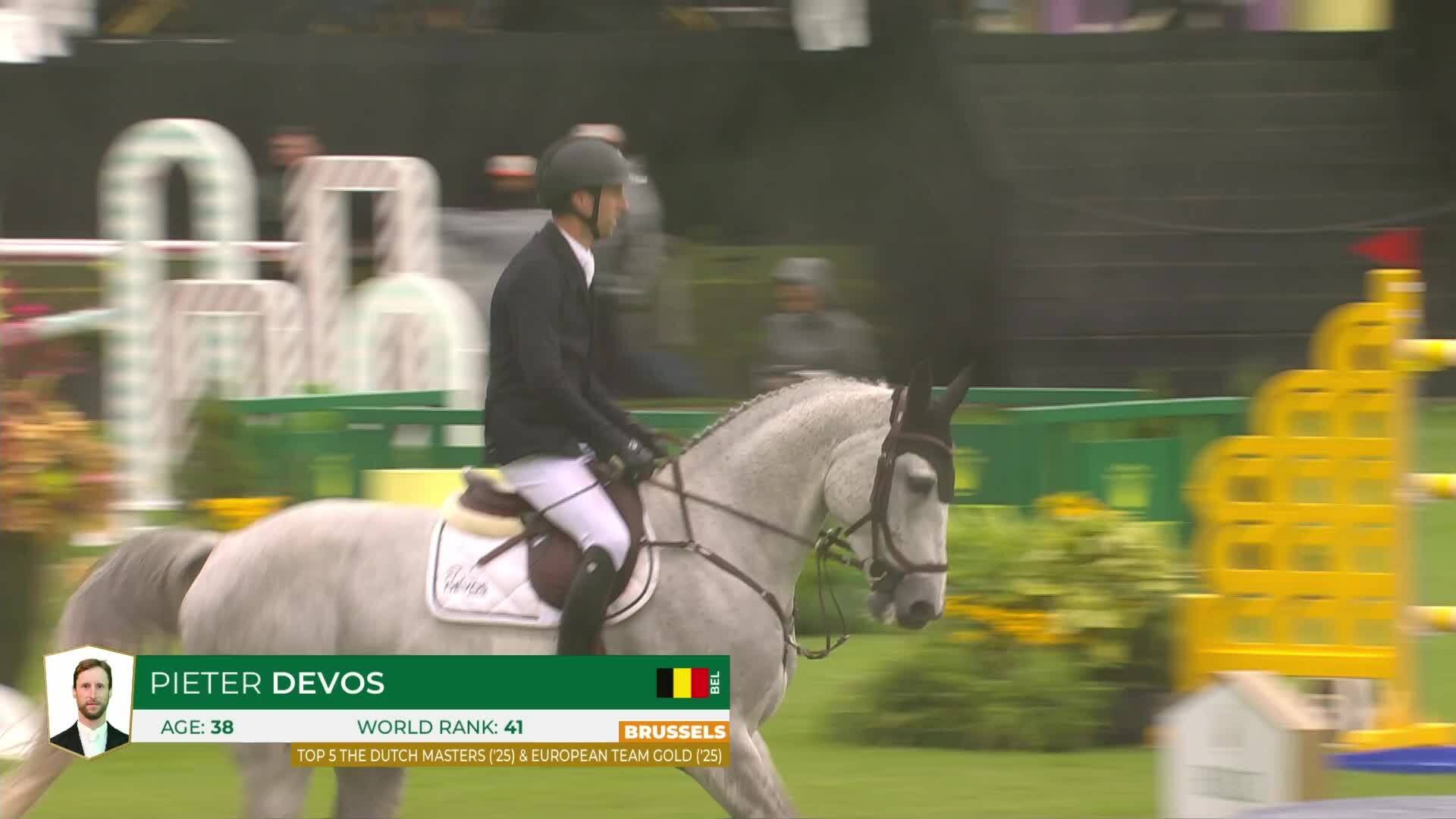 Pieter Devos with Primo Dv - CSIO 5* Bruxelles 2025 - Round 1