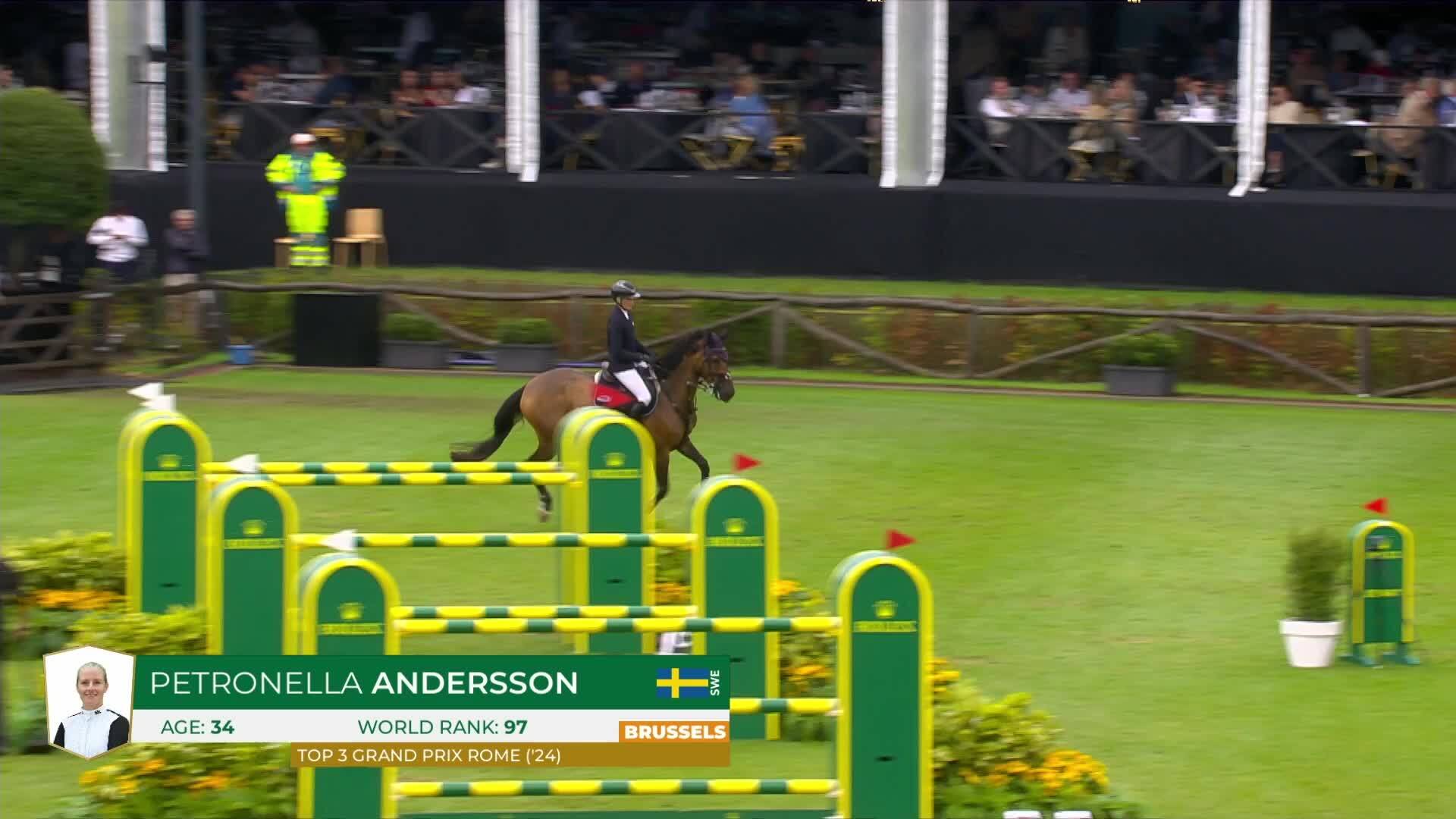 Petronella Andersson with Olympke Van 'T Merelsnest - CSIO 5* Bruxelles 2025 - Round 1