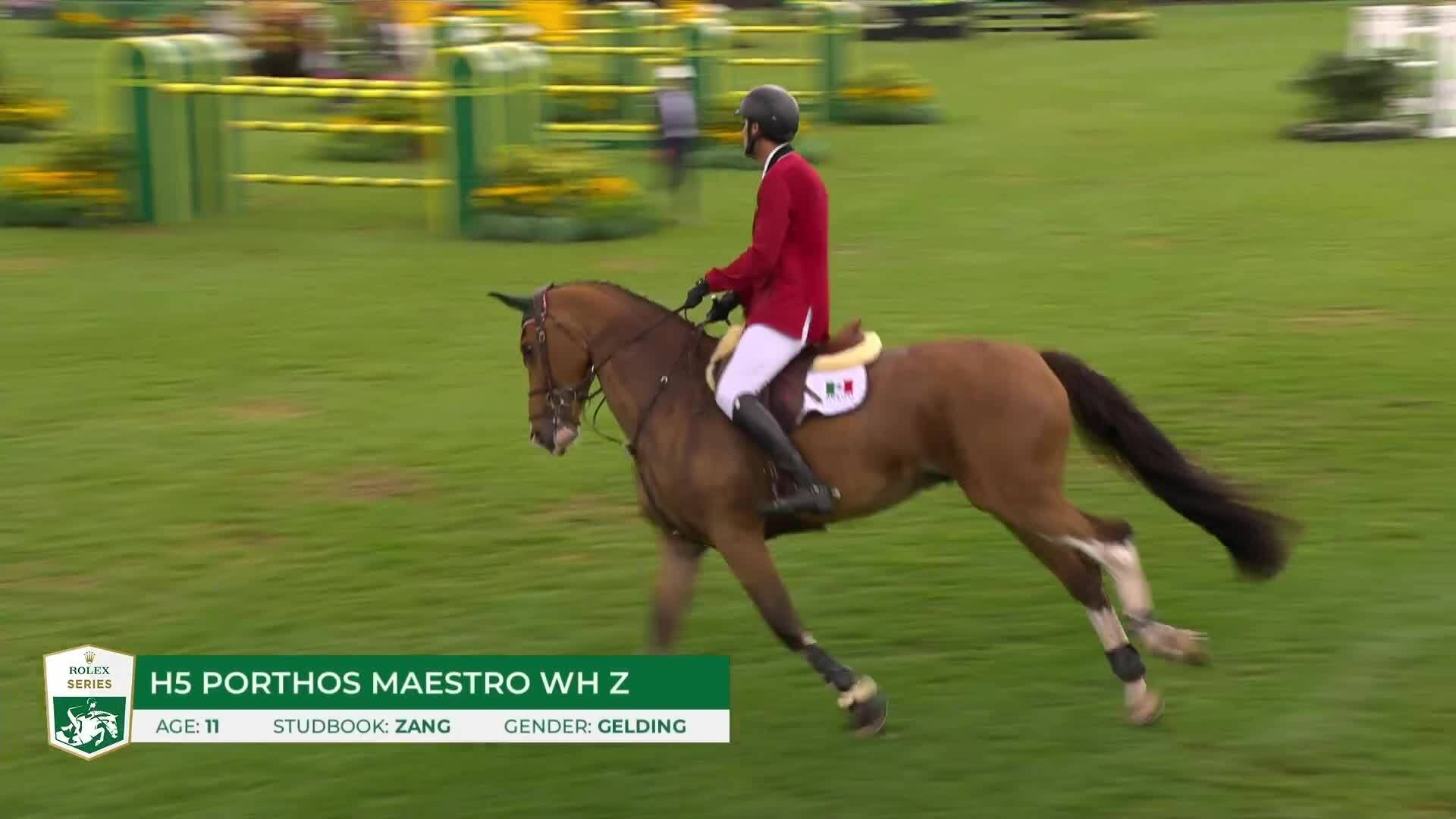 Carlos Hank Guerreiro with H5 Porthos Maestro Wh Z - CSIO 5* Bruxelles 2025 - Round 1