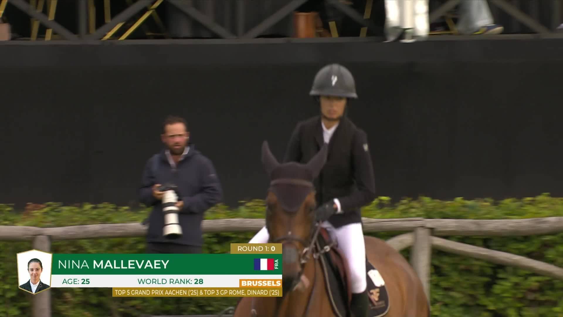 Nina Mallevaey with Dynastie de Beaufour - CSIO 5* Bruxelles 2025 - Round 2