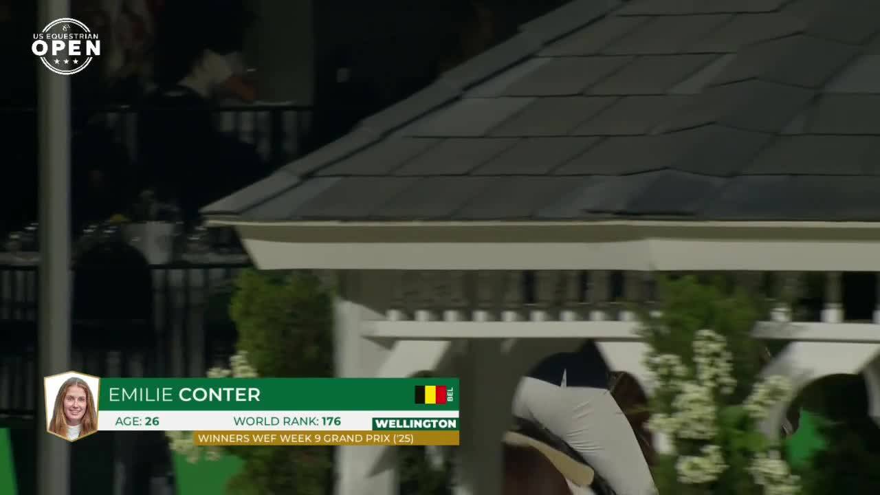 Emilie Conter with Portobella Van de Fruitkorf - CSI 5* Wellington 2026 - Round 1