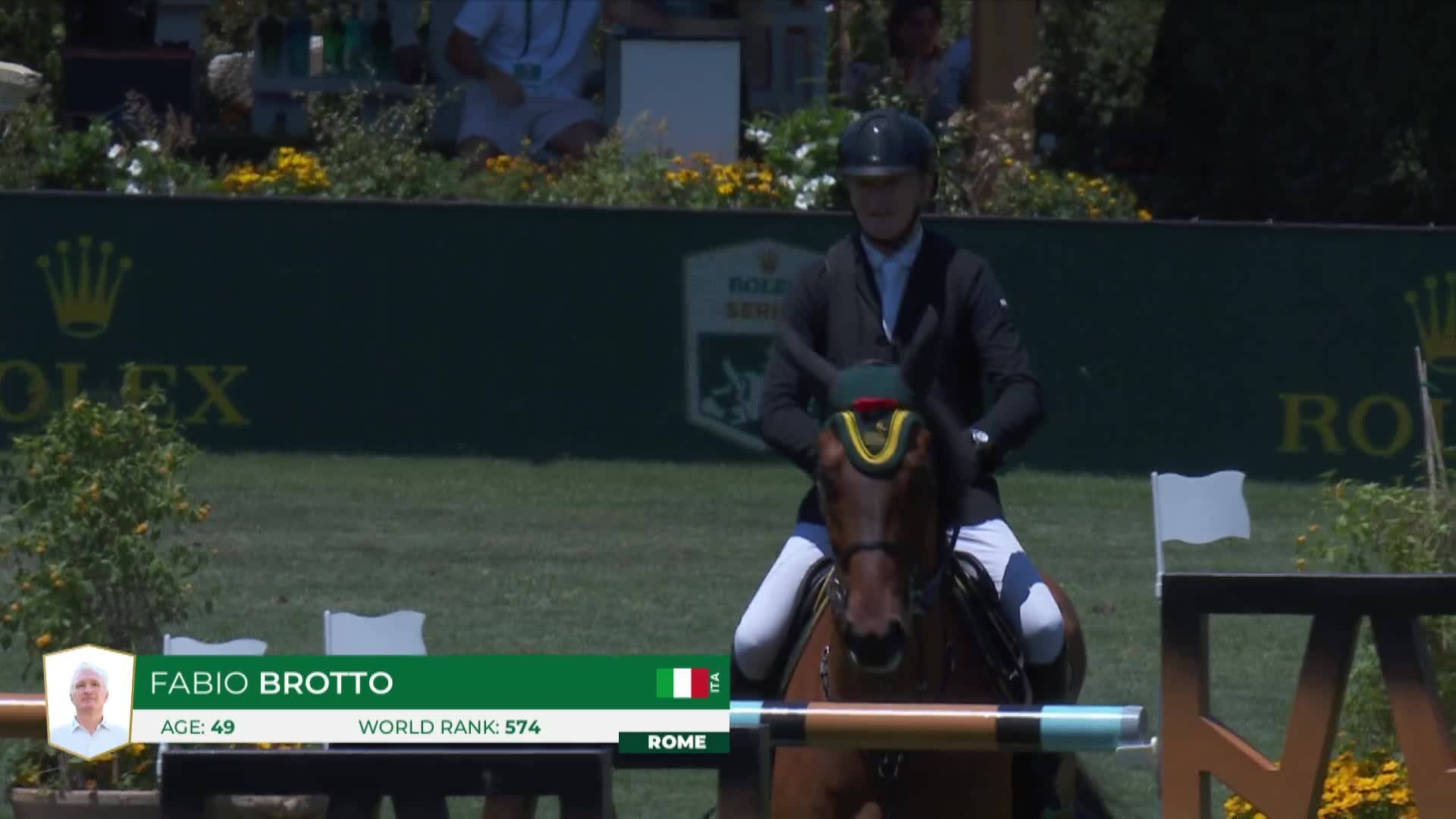 Fabio Brotto with Doha Delle Roane - CSIO 5* Rome 2026 - Round 1