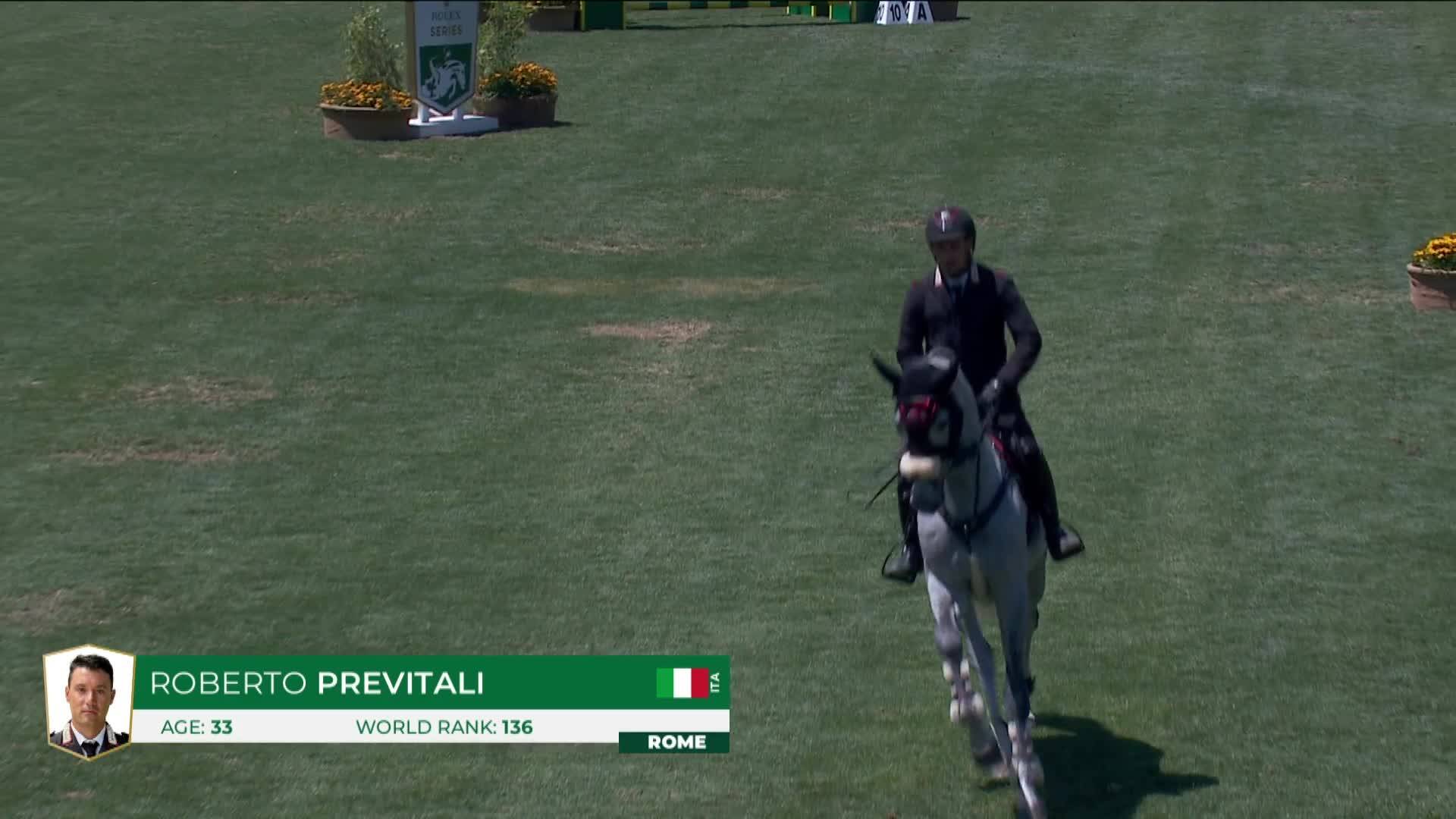 Roberto Previtali with Quirinus 27 - CSIO 5* Rome 2026 - Round 1
