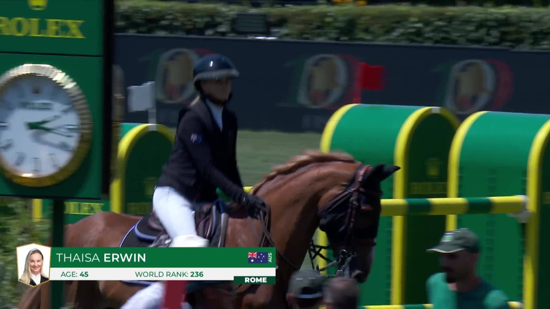 Thaisa Erwin with Hialita B - CSIO 5* Rome 2026 - Round 1