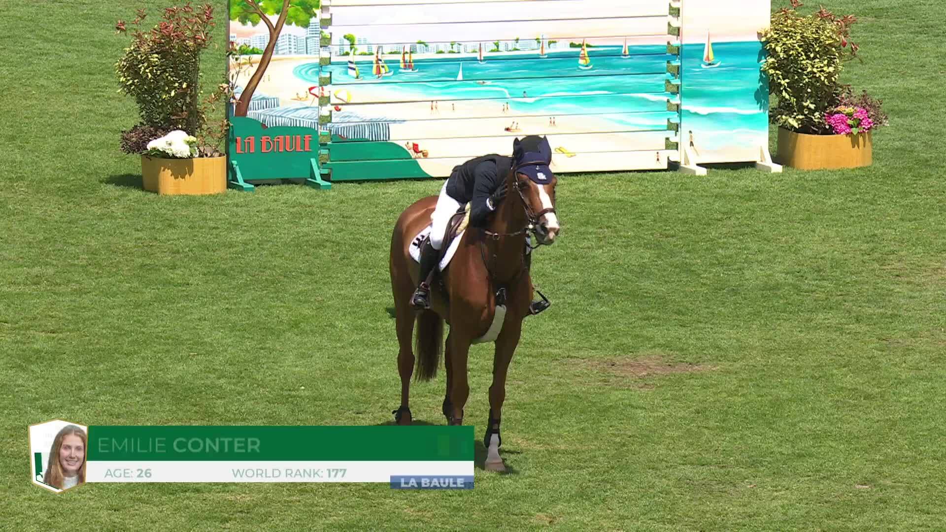 Emilie Conter with Portobella Van de Fruitkorf - CSIO 5* La Baule 2026 - Round 1