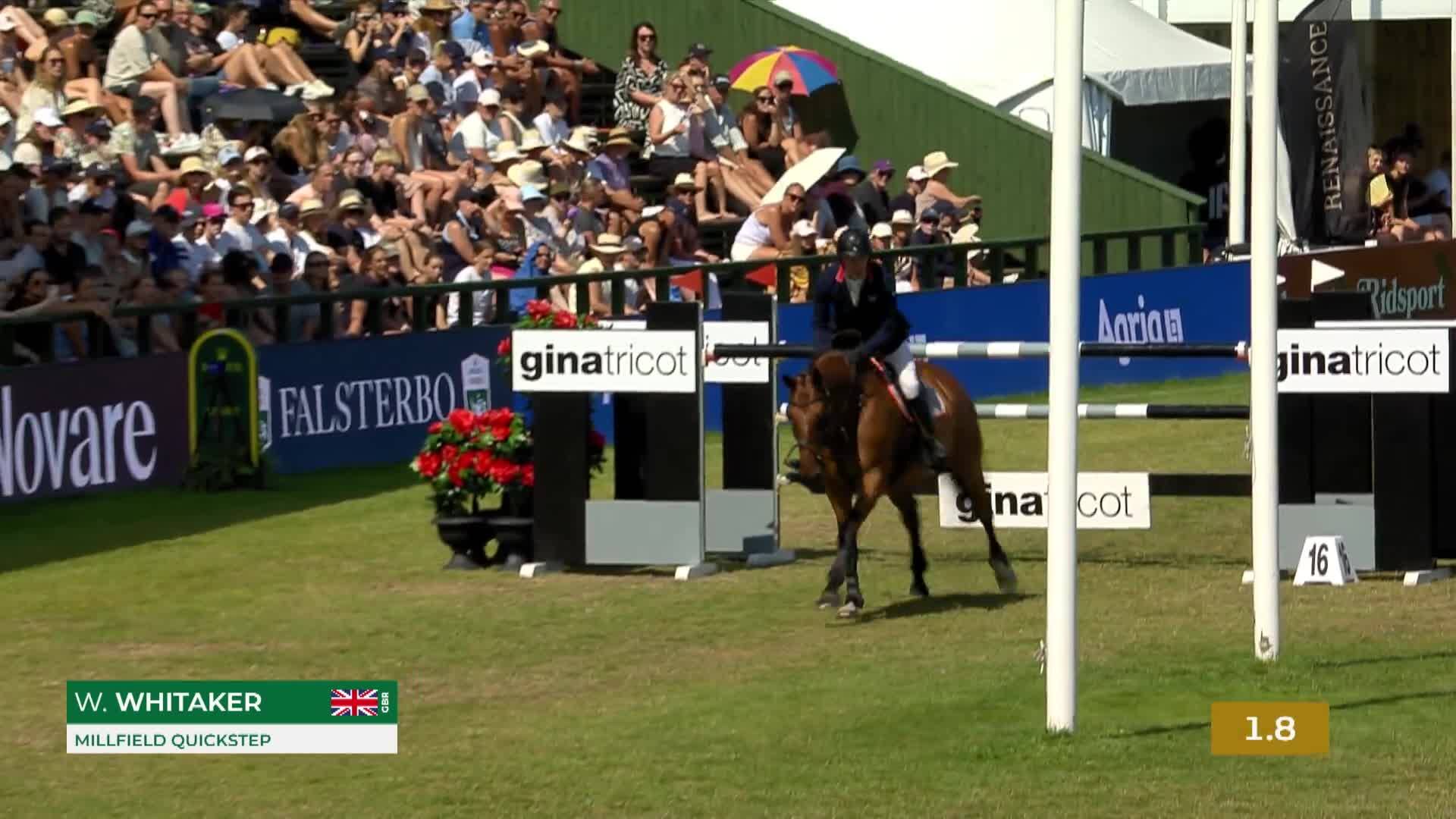 William Whitaker with Millfield Quickstep - CSIO 5* Falsterbo 2026 - Round 1