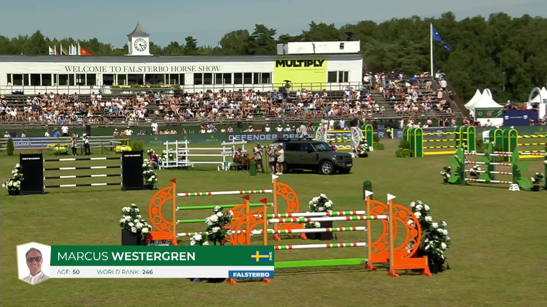 Marcus Westergren with Airco de L Esprit Z - CSIO 5* Falsterbo 2026 - Round 1