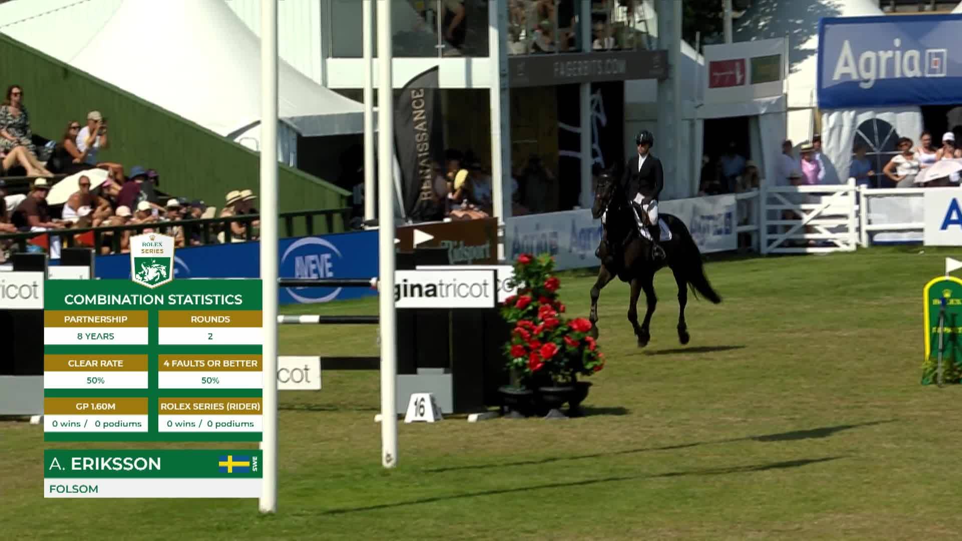 Amanda Eriksson with Folsom - CSIO 5* Falsterbo 2026 - Round 1