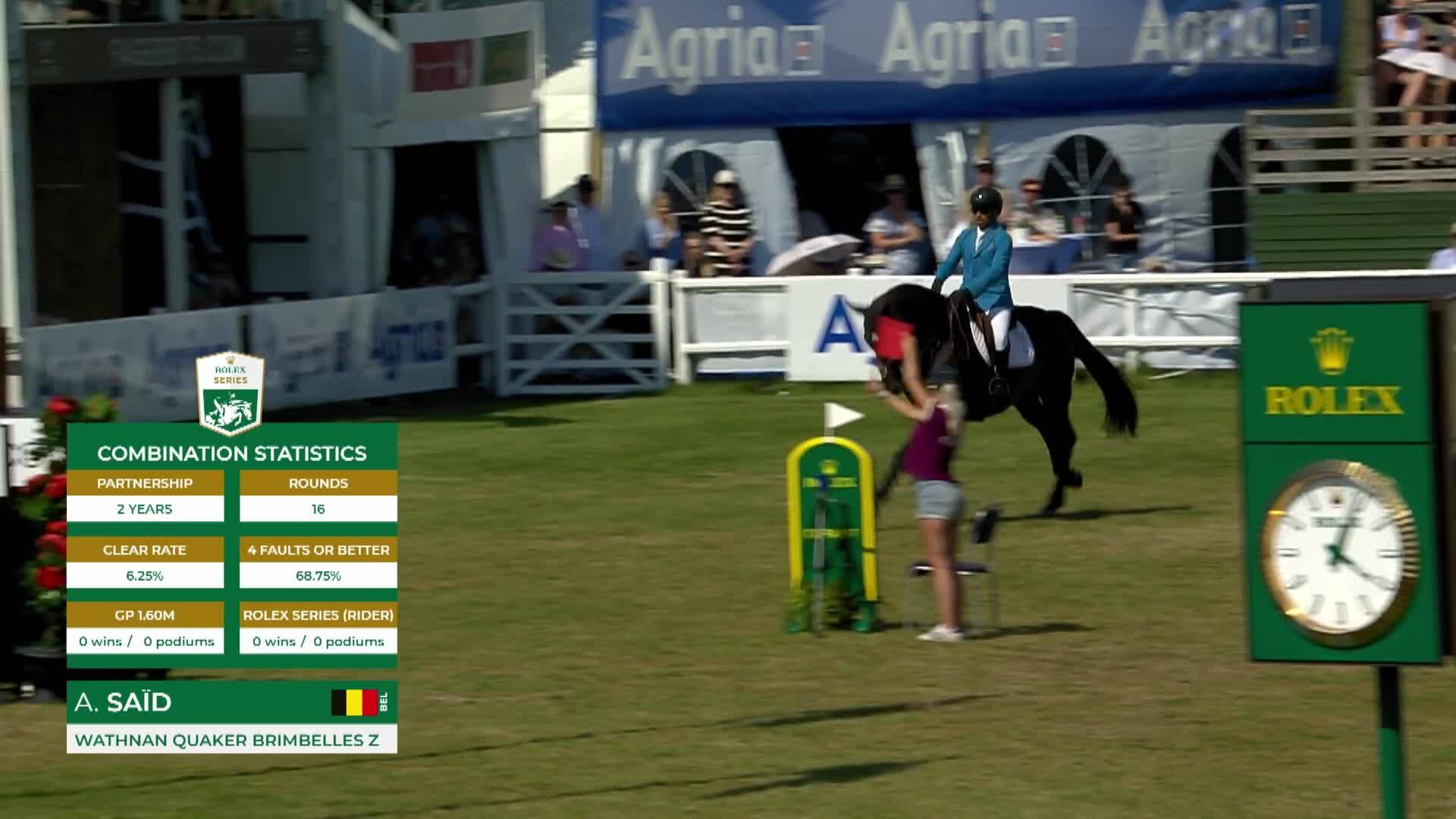 Abdel Saïd with Wathnan Quaker Brimbelles Z - CSIO 5* Falsterbo 2026 - Round 1