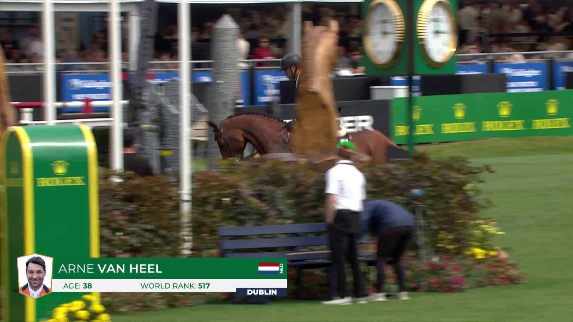 Arne Van Heel with Keaton Hv - CSIO 5* Dublin 2026 - Round 1