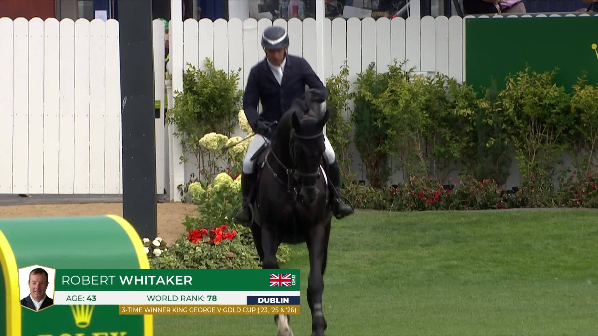 Robert Whitaker with Equine America Vermento - CSIO 5* Dublin 2026 - Round 1