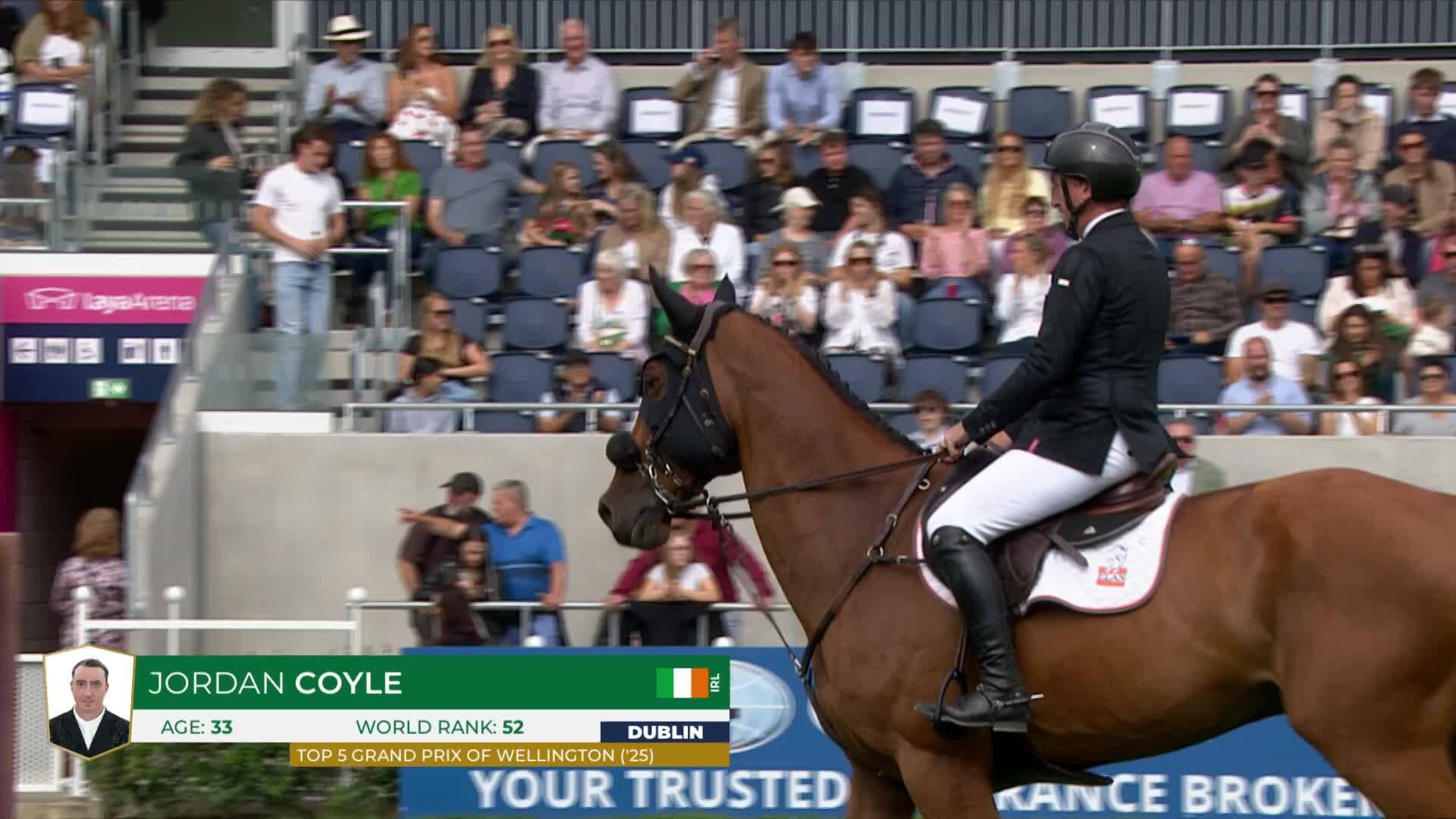 Jordan Coyle with Chaccolino - CSIO 5* Dublin 2026 - Round 1