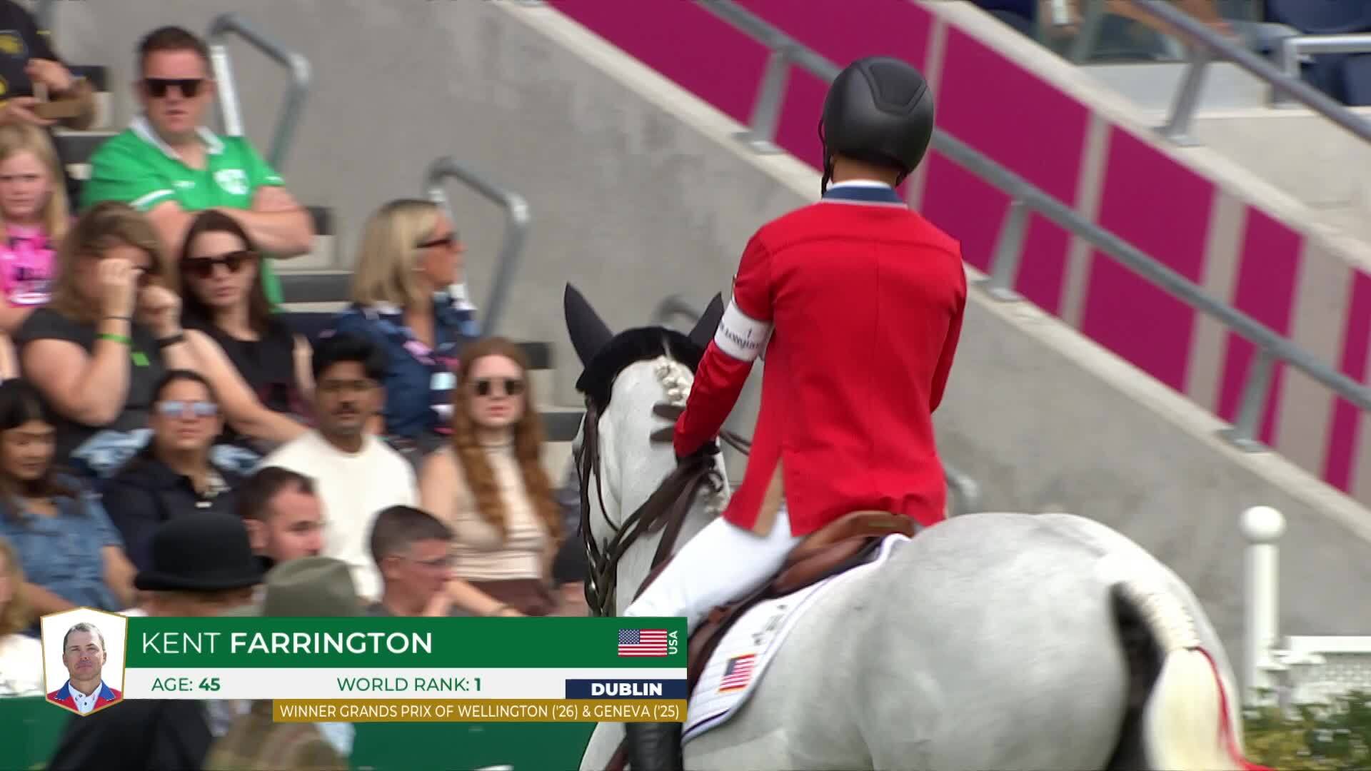 Kent Farrington with Greya - CSIO 5* Dublin 2026 - Round 1