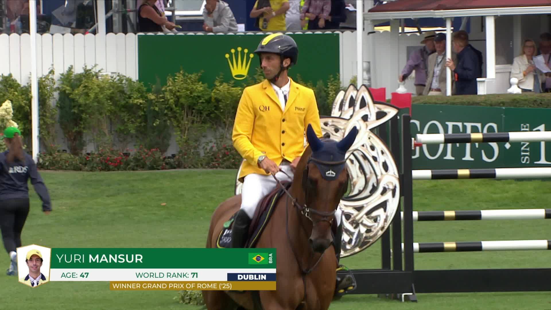 Yuri Mansur with Mister Jup - CSIO 5* Dublin 2026 - Round 1
