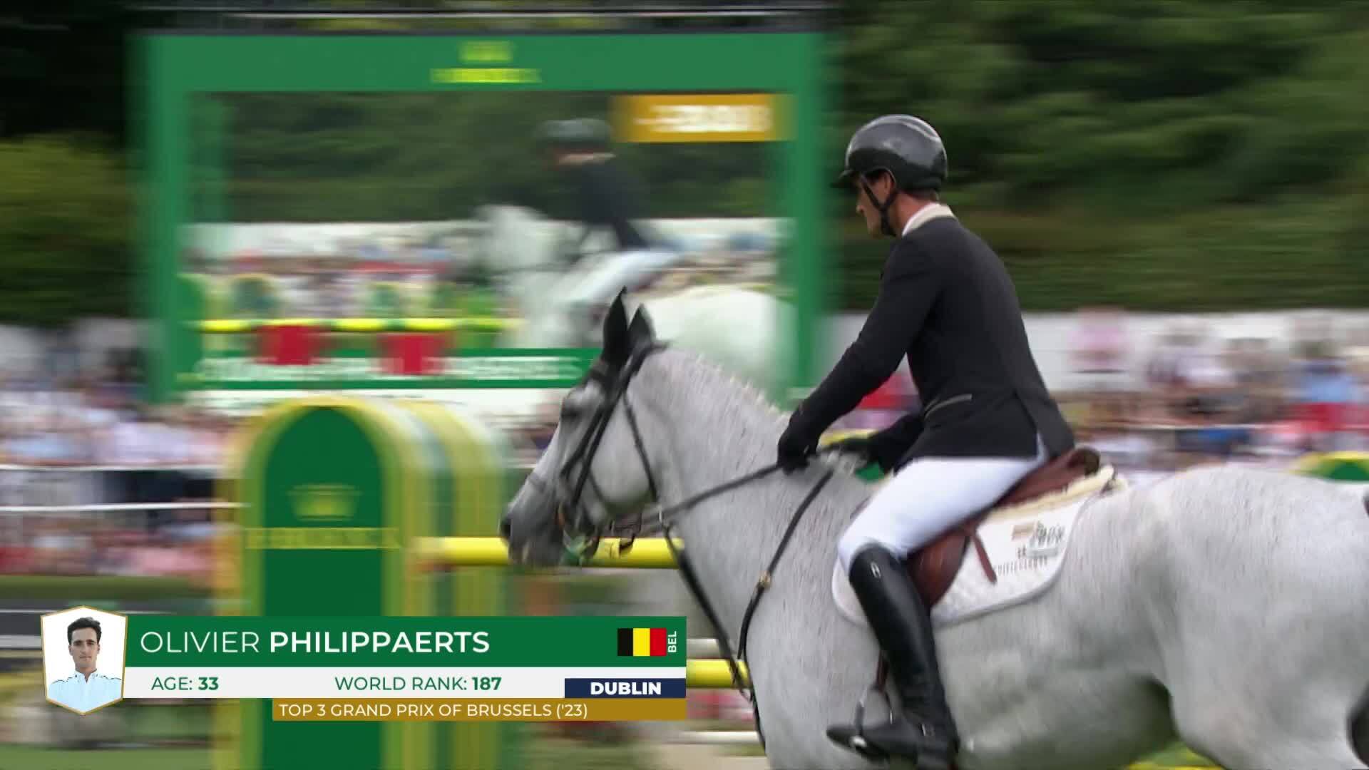 Olivier Philippaerts with Hipster Sv - CSIO 5* Dublin 2026 - Round 1