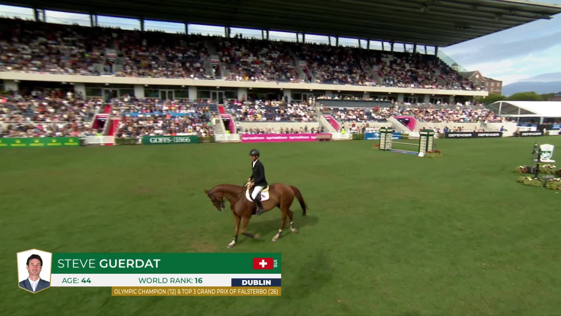 Steve Guerdat with Albfuehren's Iashin Sitte - CSIO 5* Dublin 2026 - Jump-Off
