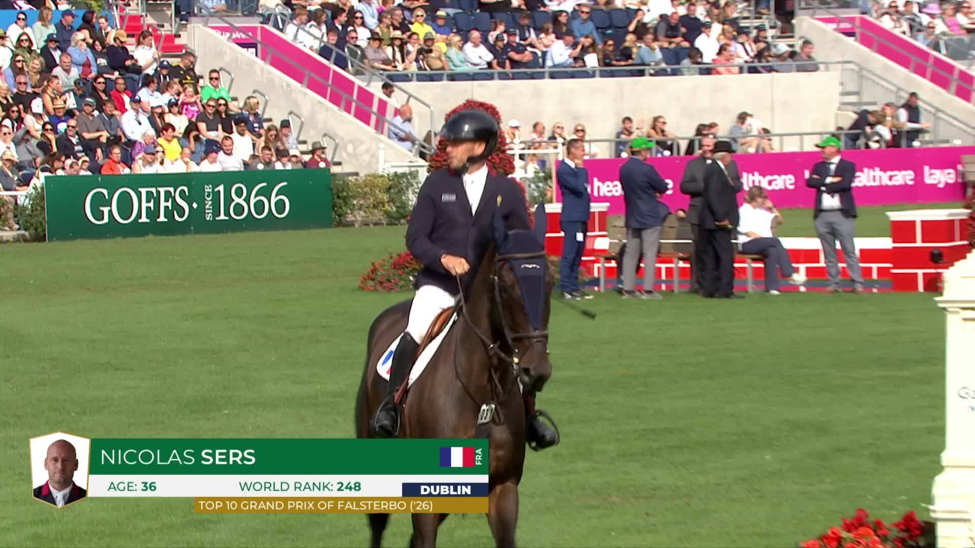 Nicolas Sers with Eleven de Riverland - CSIO 5* Dublin 2026 - Jump-Off