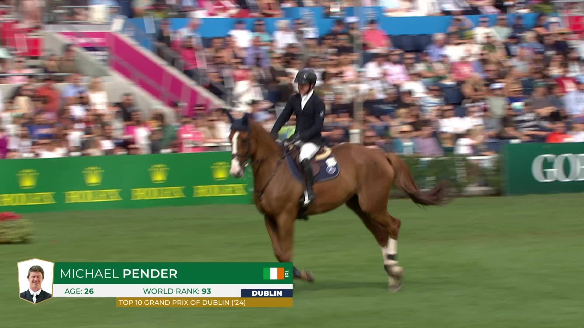 Michael Pender with Madgeslane Louis - CSIO 5* Dublin 2026 - Jump-Off