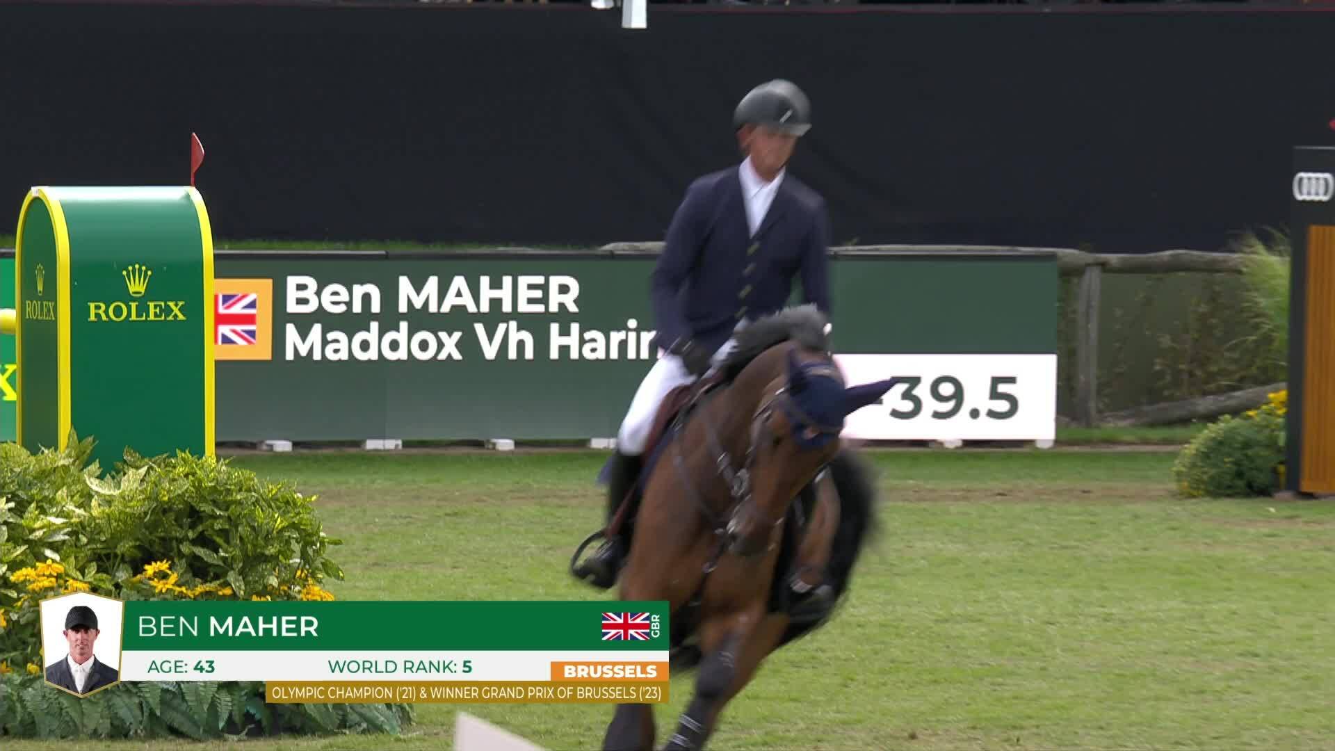 Ben Maher with Maddox Vh Haringvliet Z - CSI 5* Bruxelles 2026 - Round 1