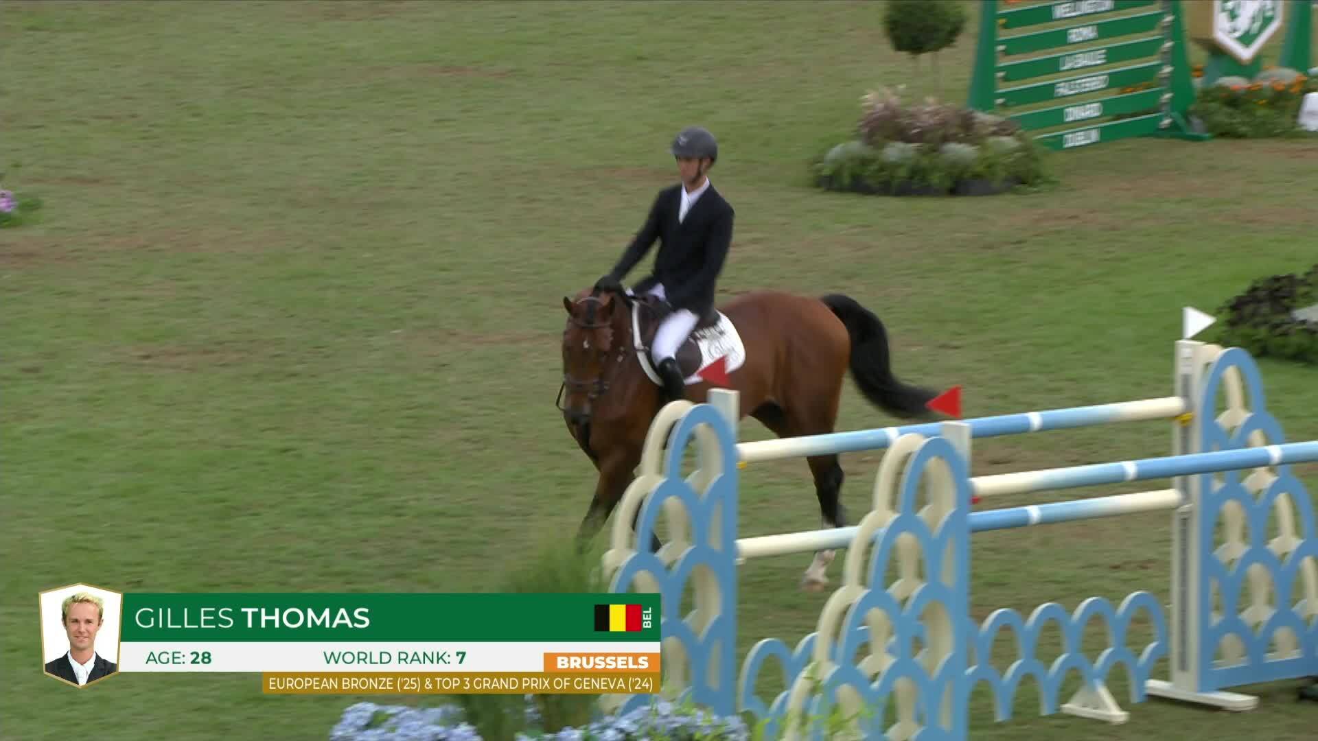 Gilles Thomas with Riesling Van T Roosakker - CSI 5* Bruxelles 2026 - Round 1