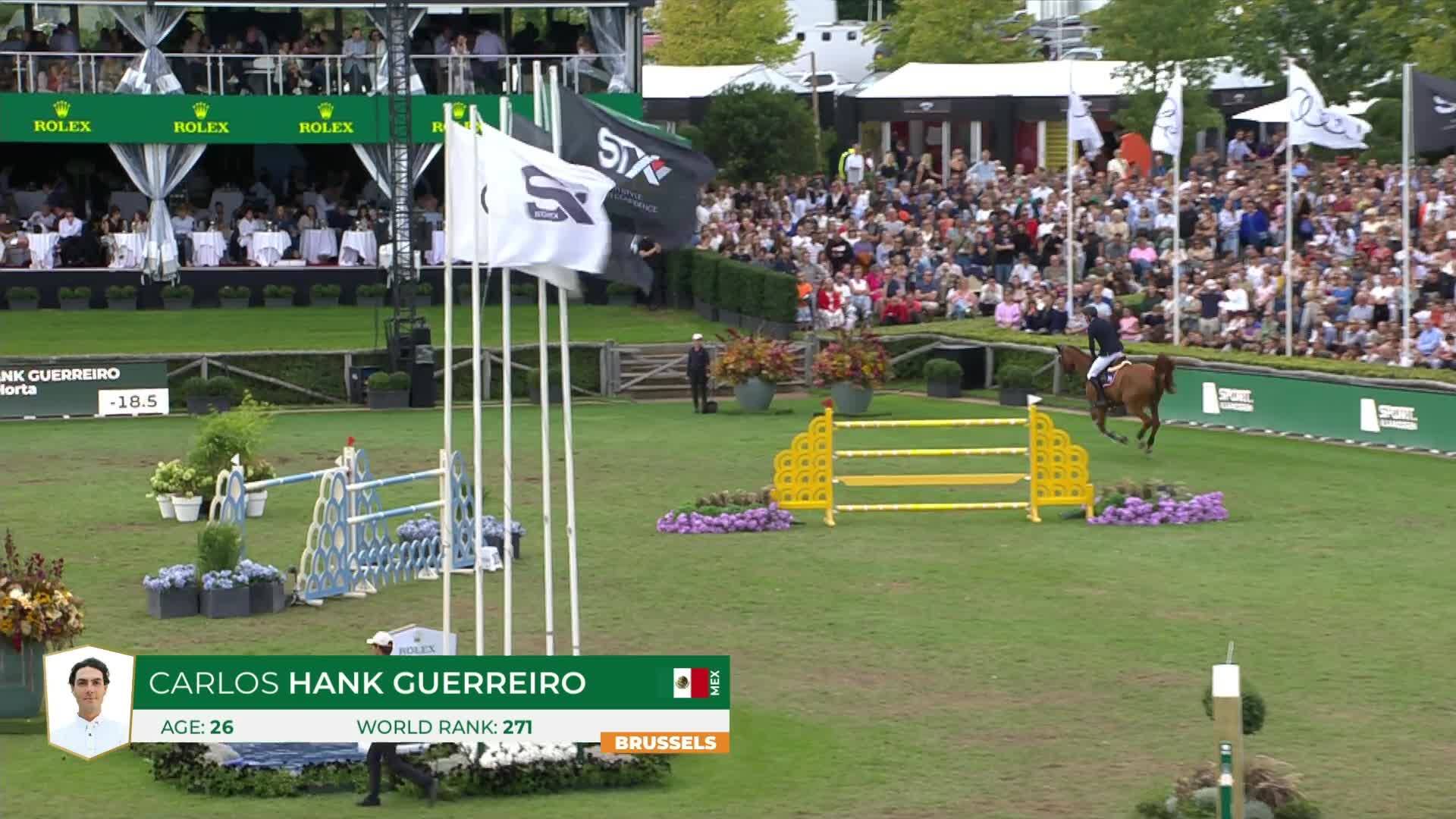 Carlos Hank Guerreiro with H5 Origi Horta - CSI 5* Bruxelles 2026 - Round 1