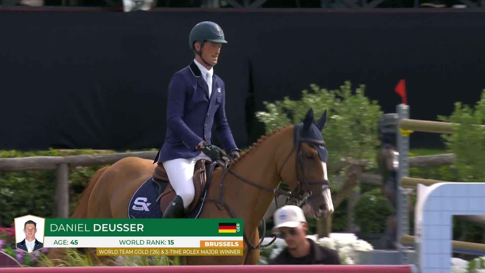 Daniel Deusser with Pepita Van T Meulenhof Br - CSI 5* Bruxelles 2026 - Round 1