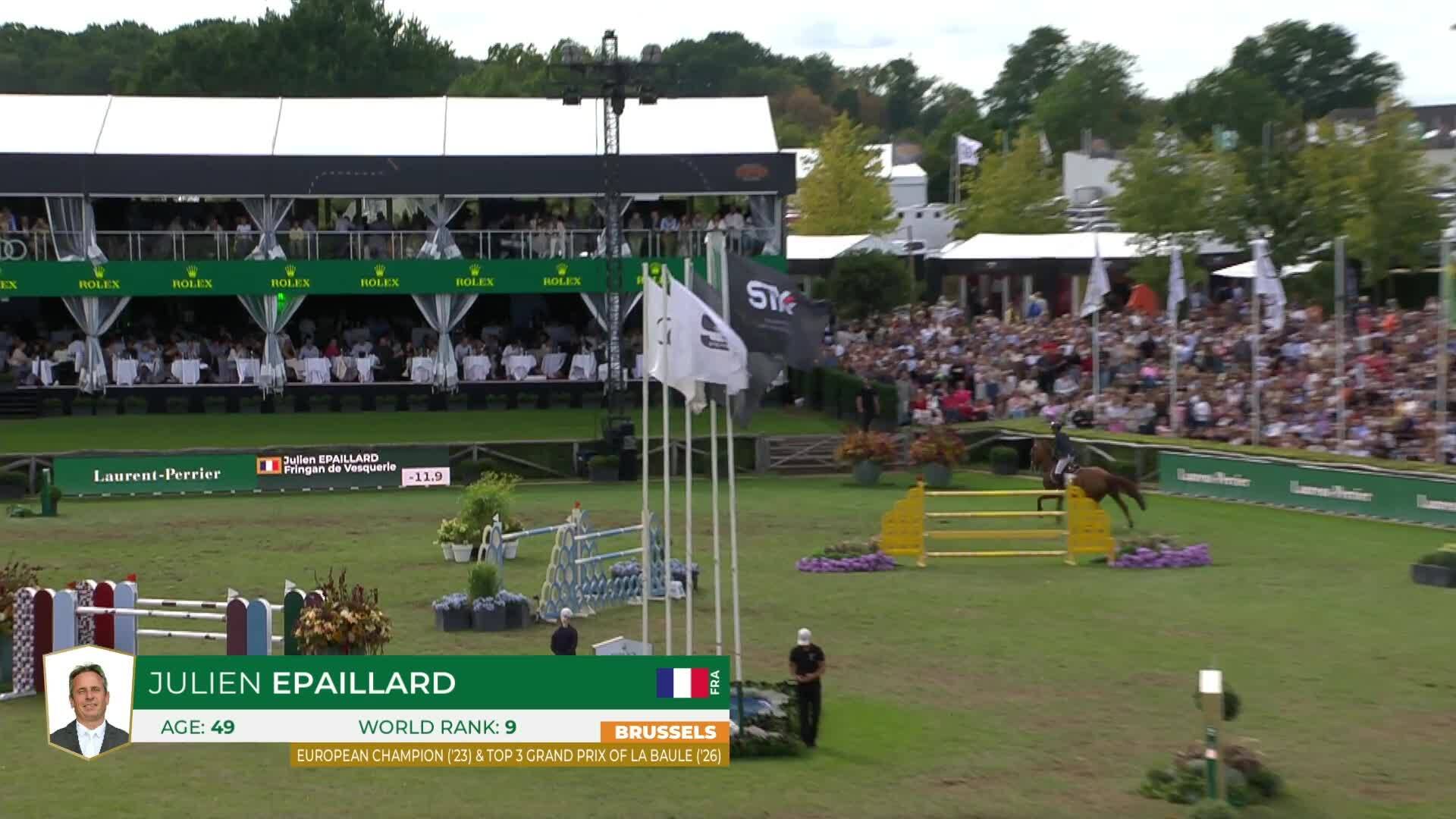 Julien Epaillard with Fringan de Vesquerie - CSI 5* Bruxelles 2026 - Round 1