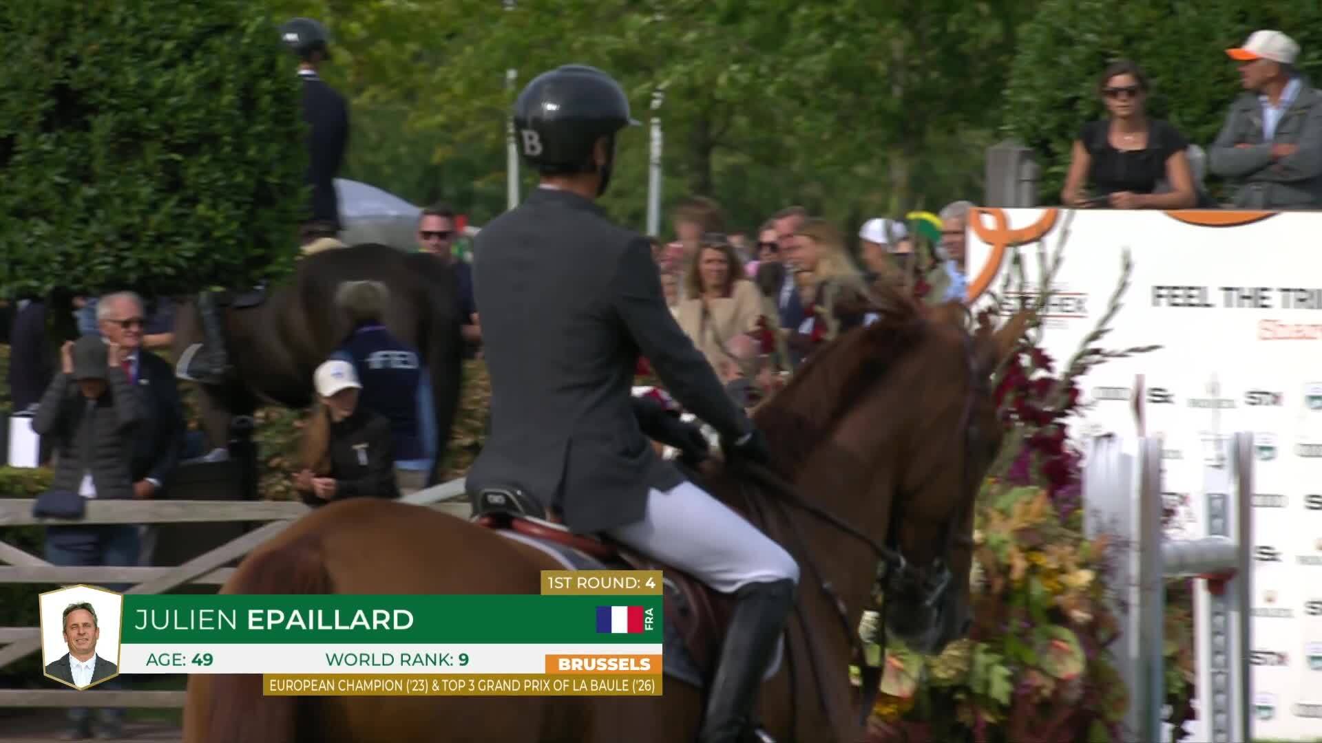 Julien Epaillard with Fringan de Vesquerie - CSI 5* Bruxelles 2026 - Round 2