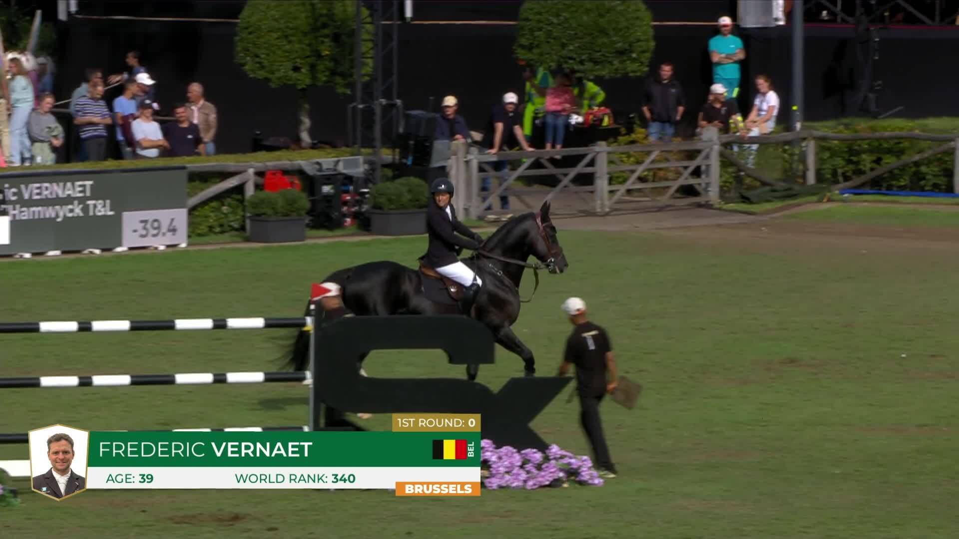 Frederic Vernaet with Orak d'Hamwyck T&l - CSI 5* Bruxelles 2026 - Round 2