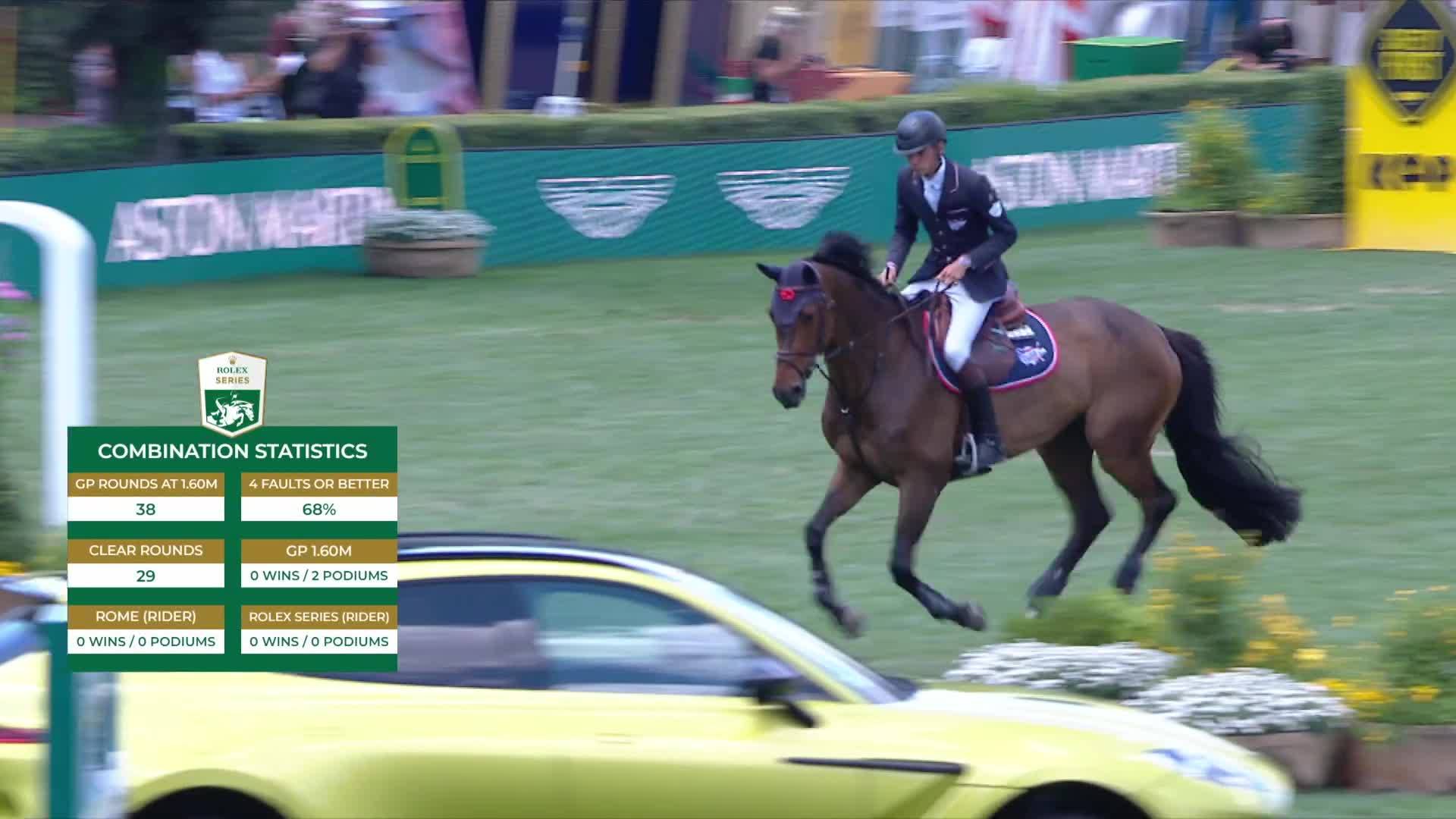 Joseph Stockdale with Equine America Cacharel - CSIO Rome - Piazza di Siena 2024 - Round 1
