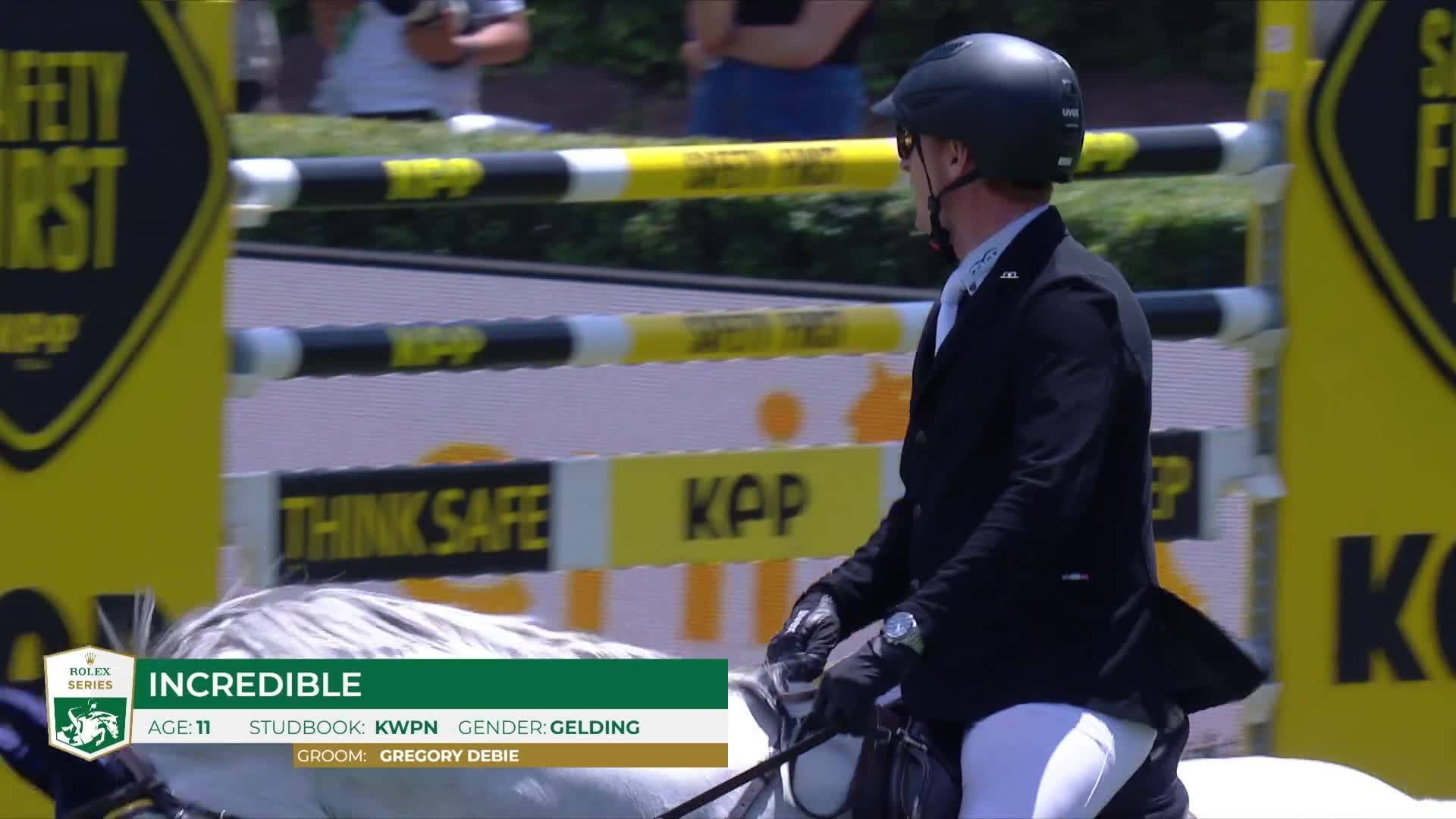 Daniel Coyle with Incredible - CSIO Rome - Piazza di Siena 2024 - Round 1