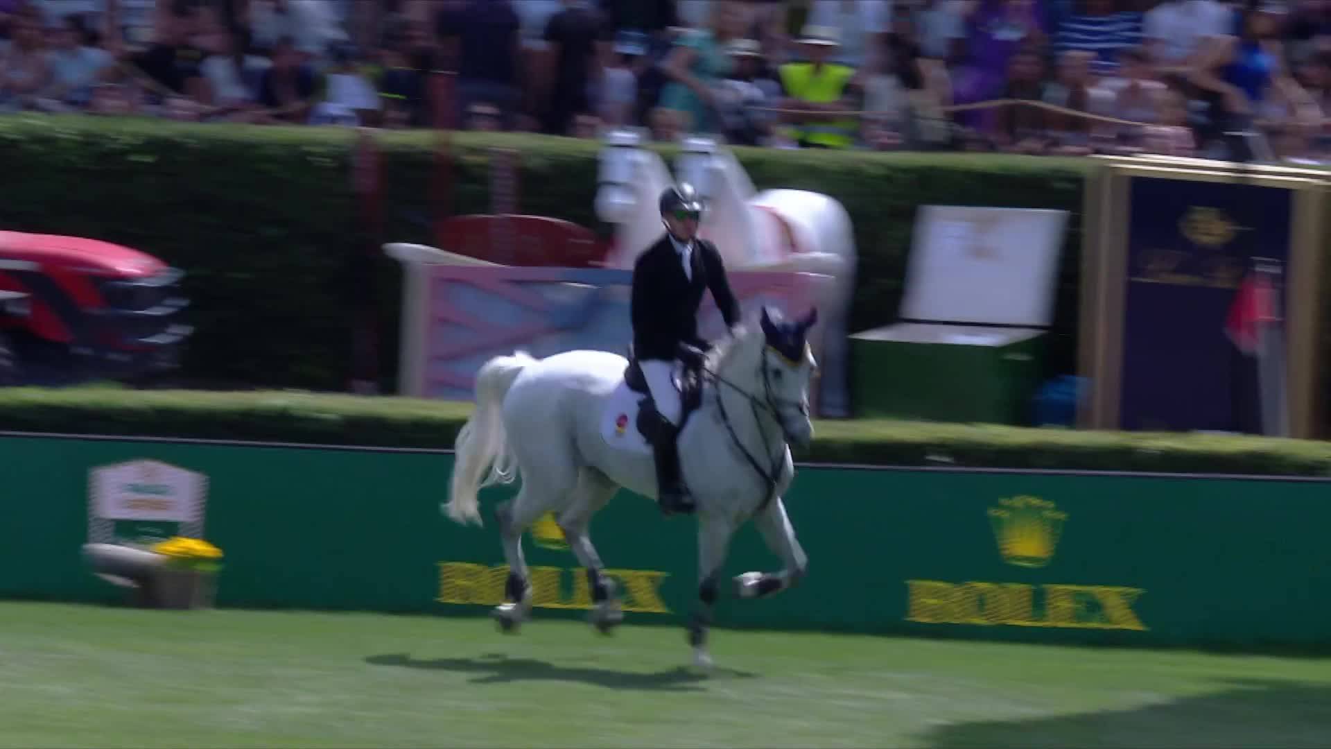 Daniel Coyle with Incredible - CSIO Rome - Piazza di Siena 2024 - Round 2