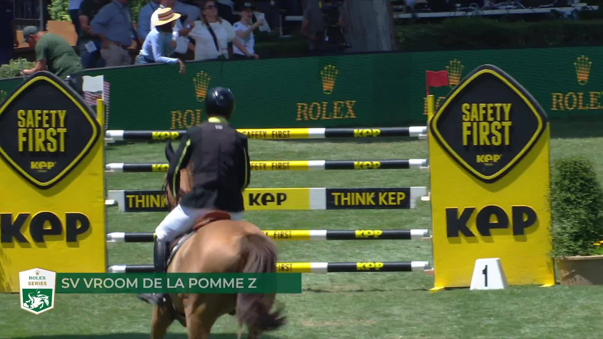 Peder Fredricson with Sv Vroom de la Pomme Z - CSIO Rome - Piazza di Siena 2024 - Round 1